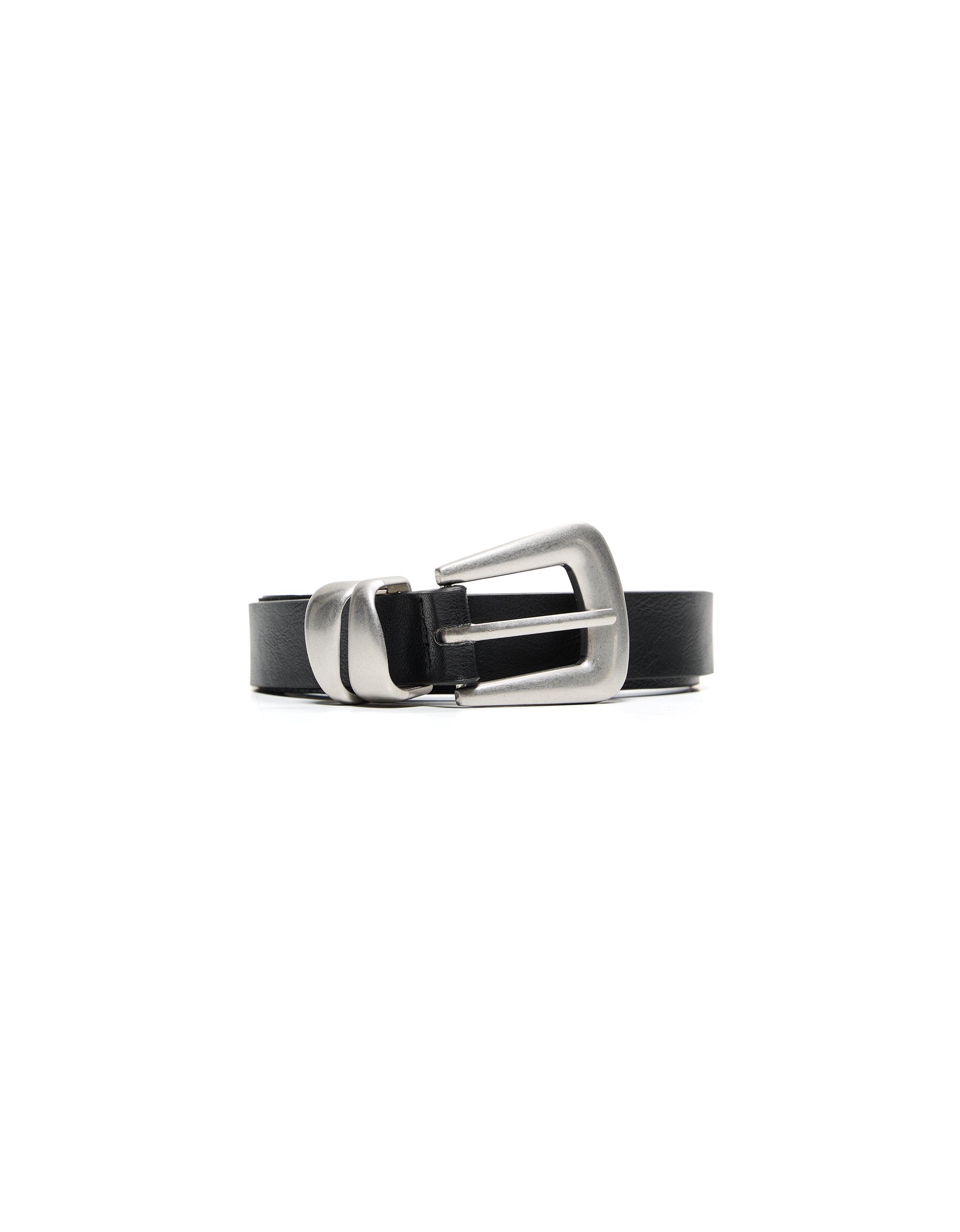 Double wrap belt — Black
