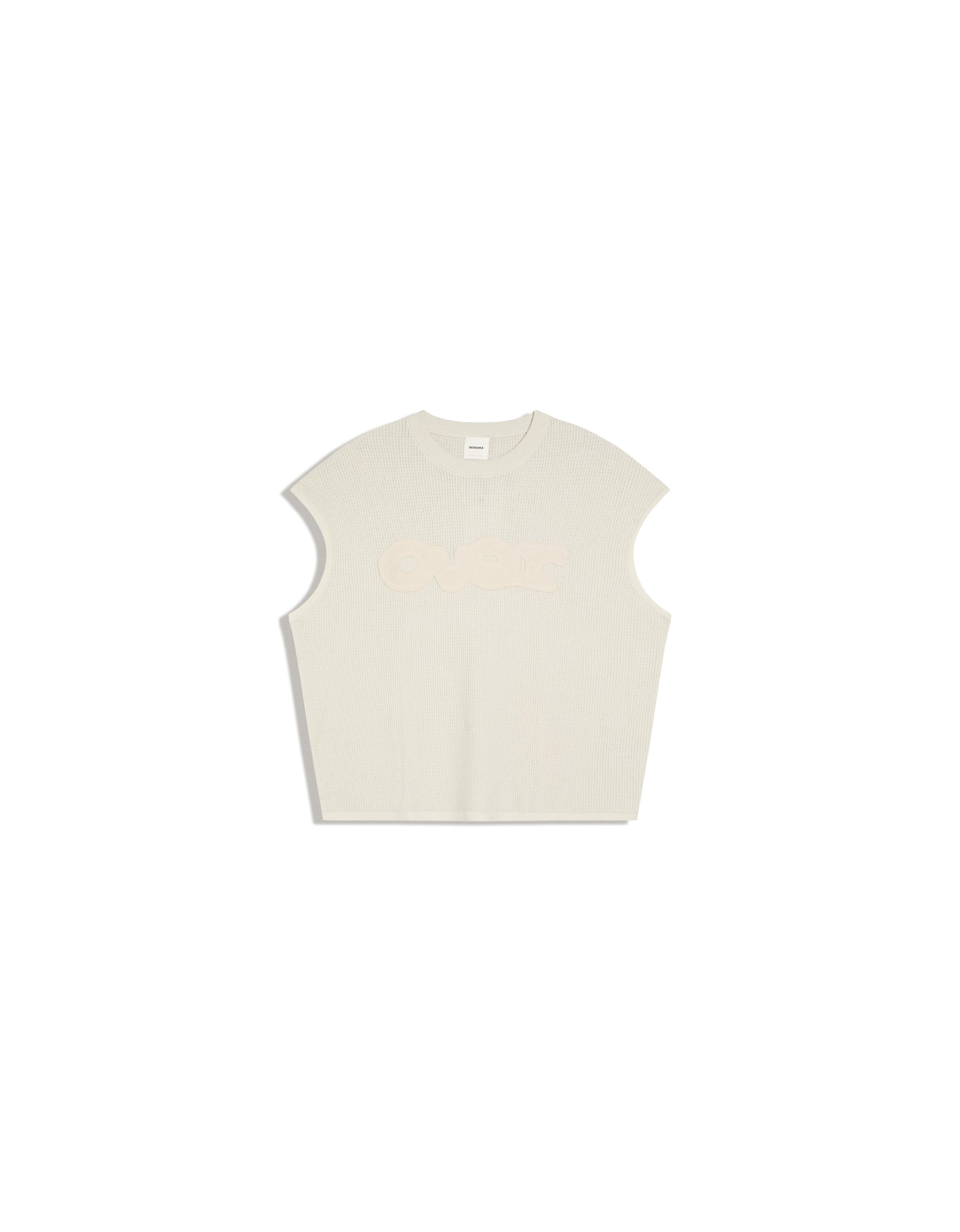Worker patch T-shirt — Beige