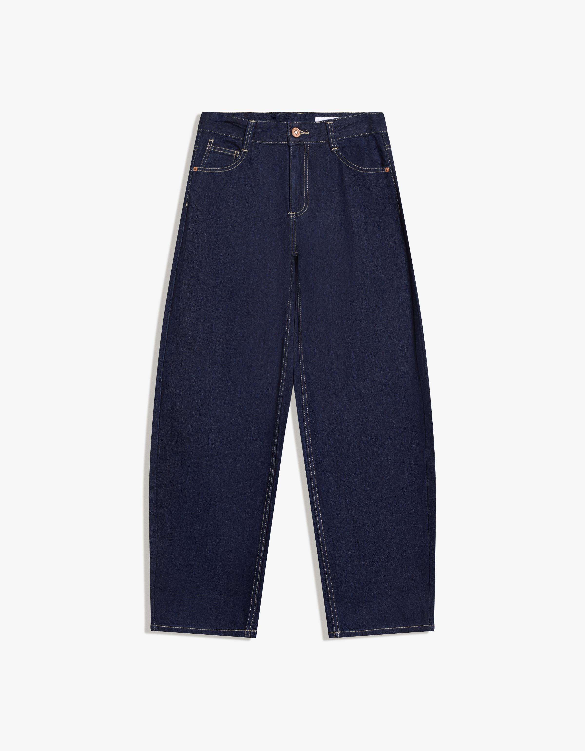 Düşük bel baggy barrel fit jean - Görsel 101