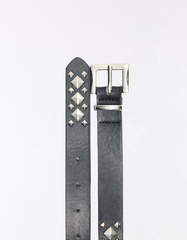 Diamond stud belt — Black 4
