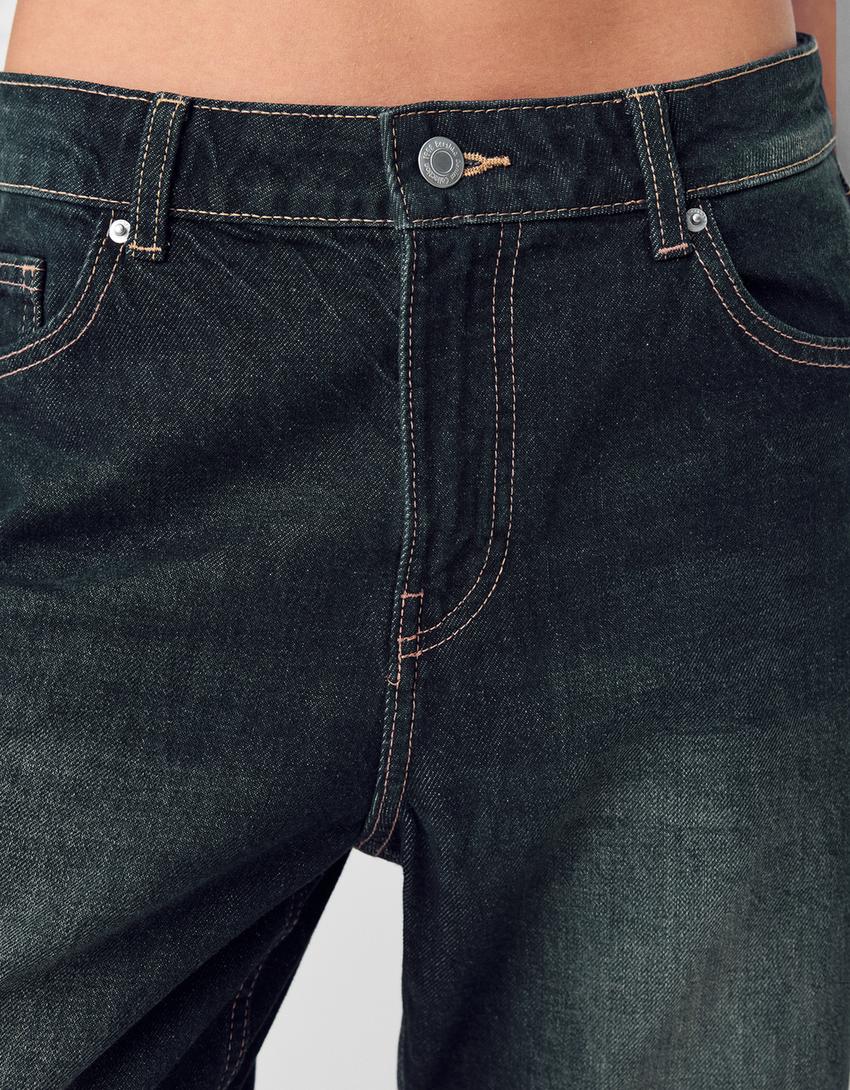 Jean baggy-Bleu lavé-6