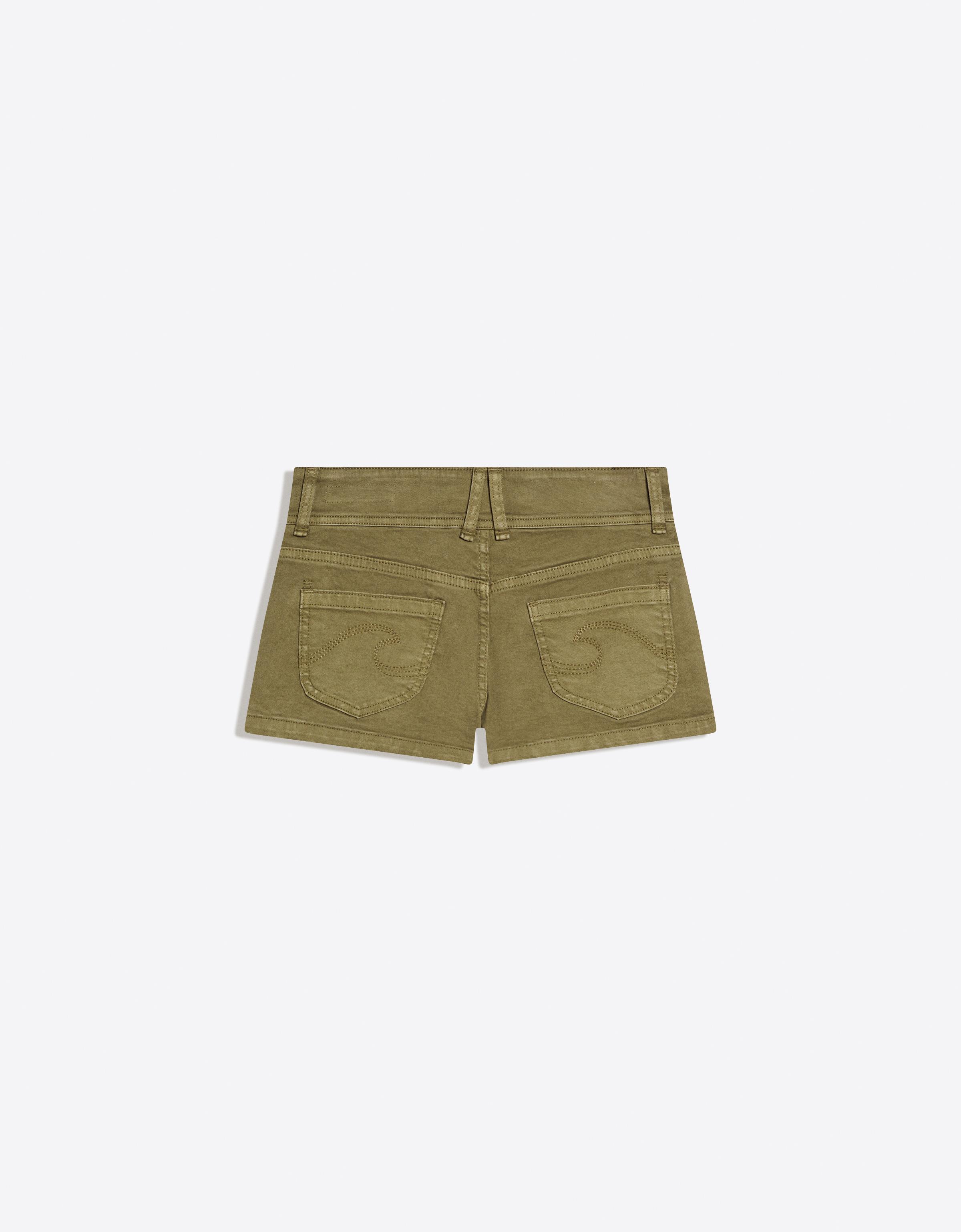 İşlemeli mini denim şort - Görsel 87