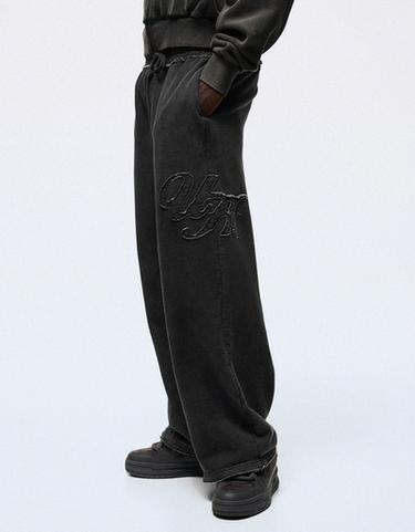 Super baggy washed trousers — Grey 4