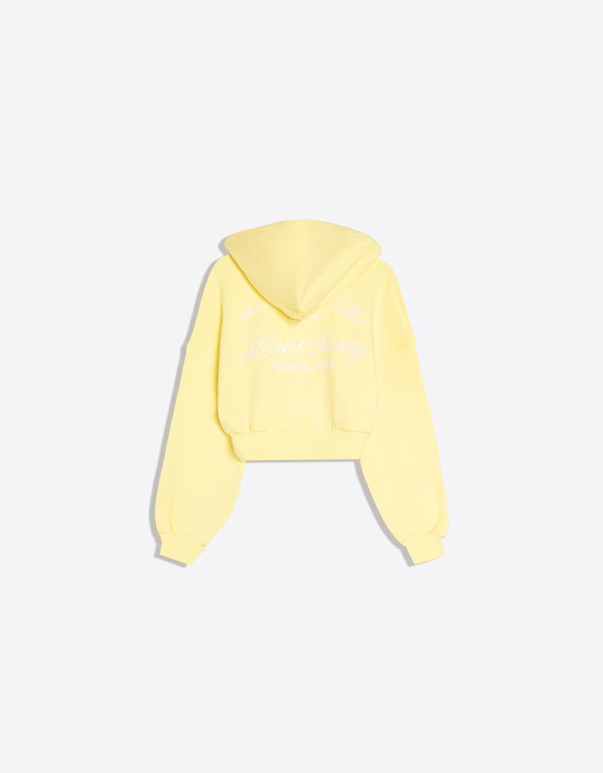 Zip-up hoodie-Banana