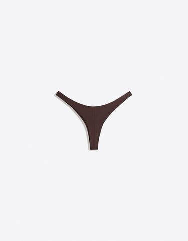 Thong bikini briefs — Brown 6