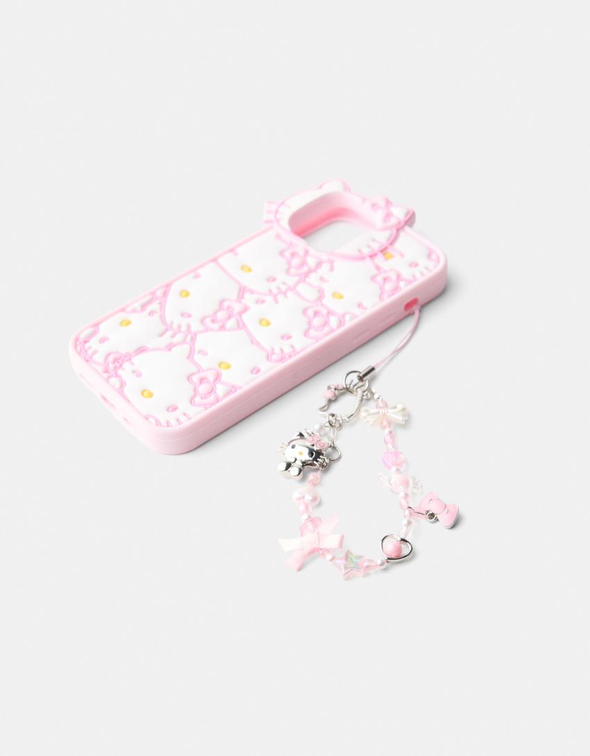 Hello Kitty Mania mobile phone chain-Pink-1