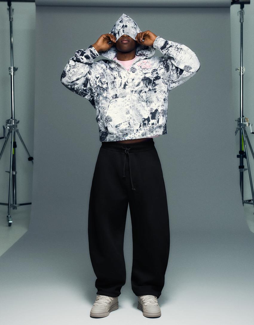 Chunky skater sneakers-Grey