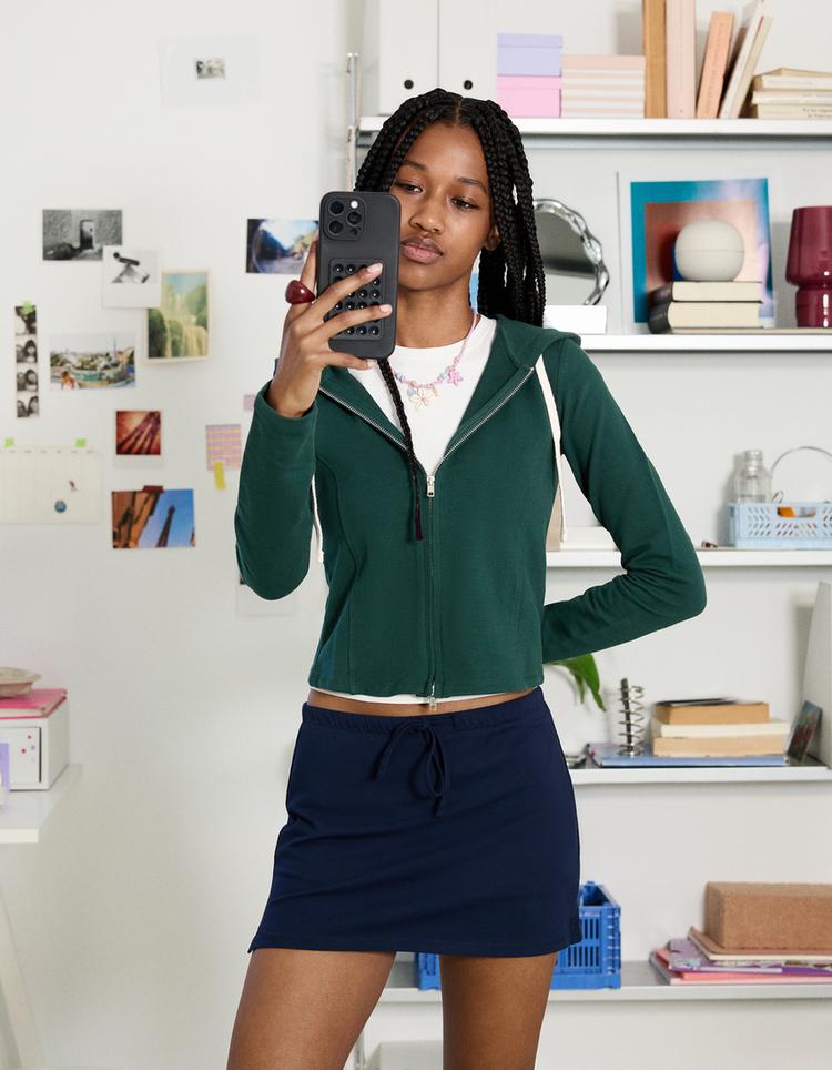 Zip-up hoodie