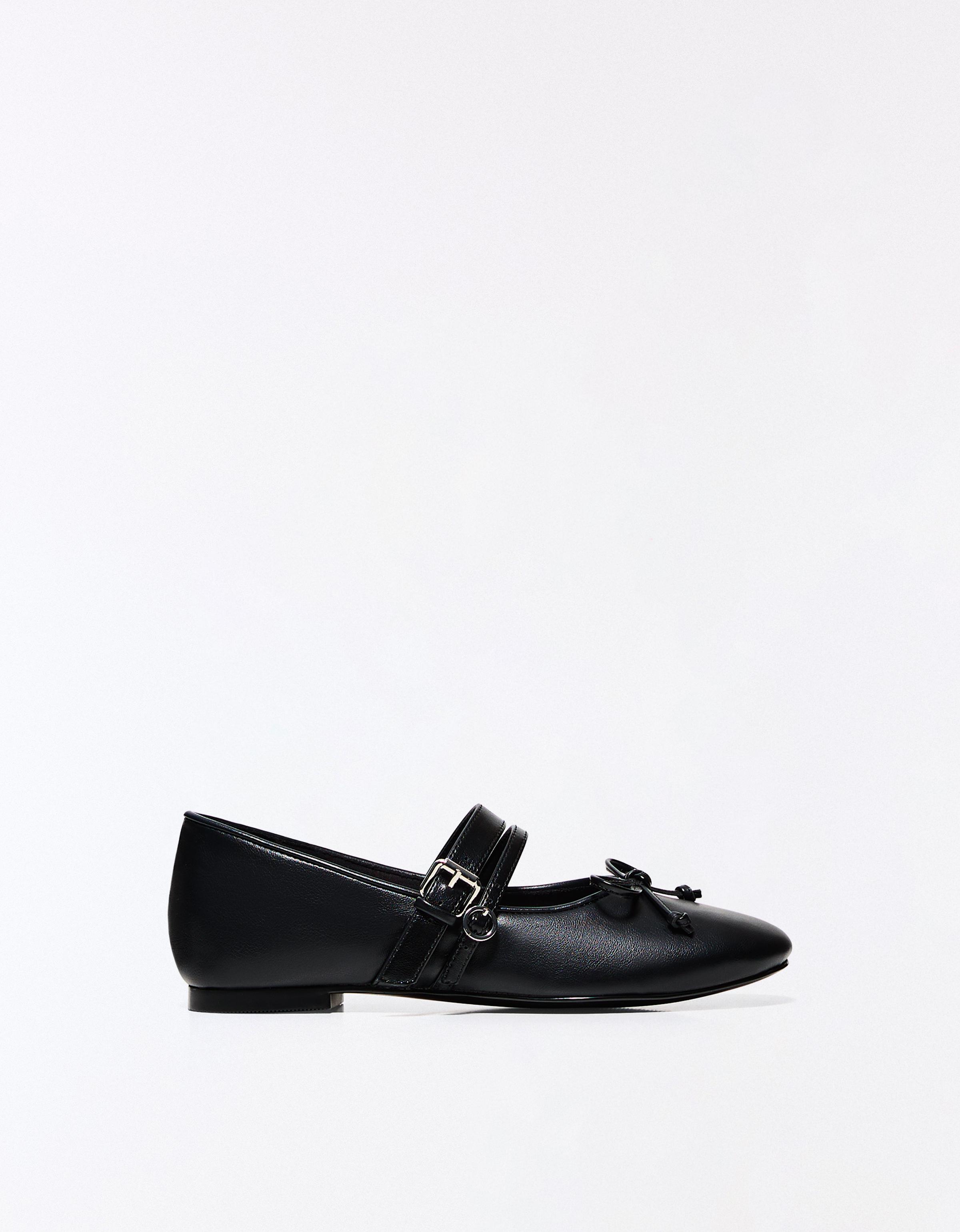 Bailarina Hebillas Mujer 40 Negro