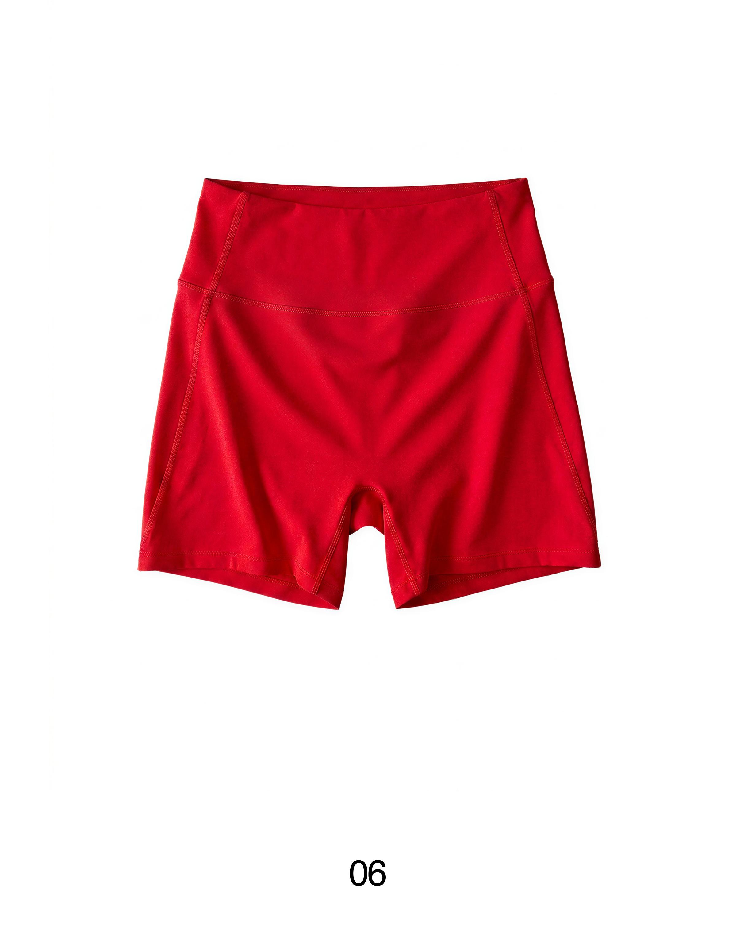 Breathable & Quick Dry technical fabric shorts — Red