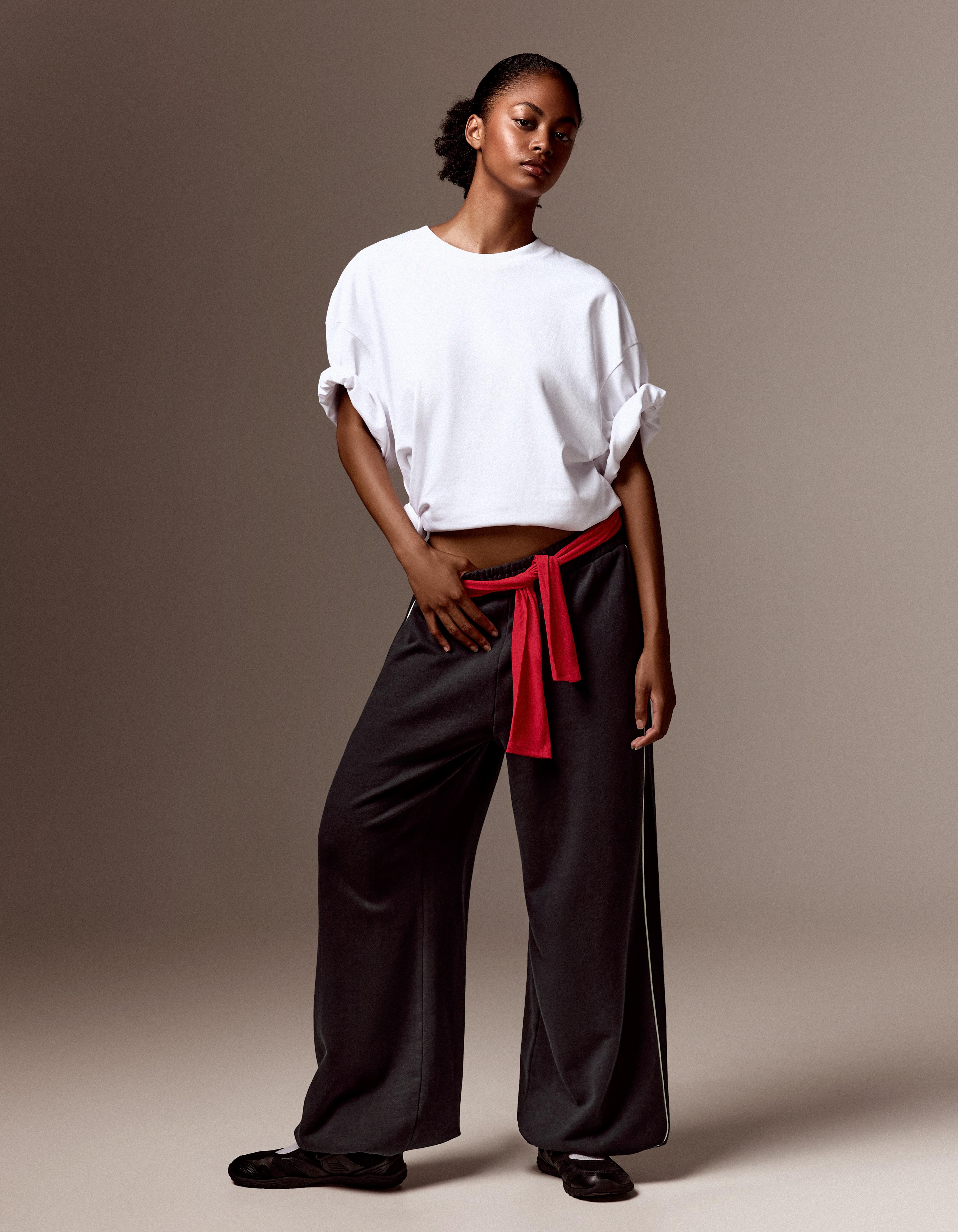 Dancer plush joggers — Grey