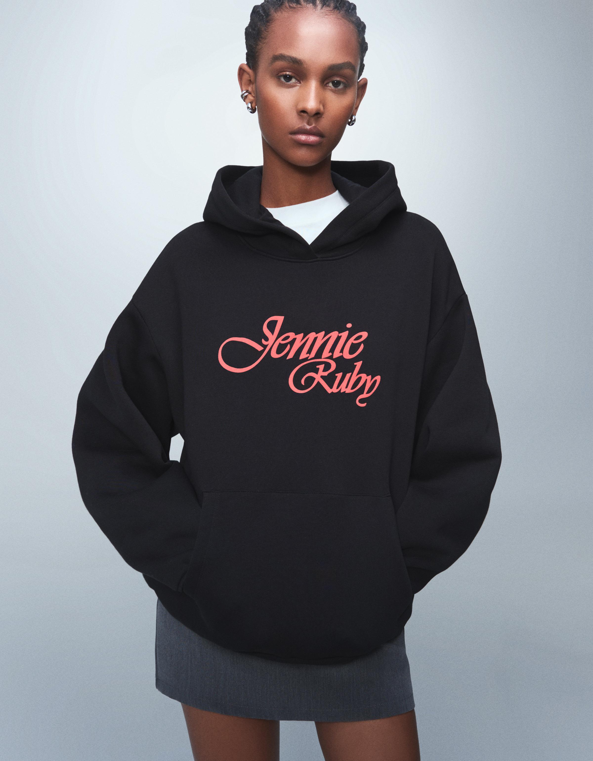 Jennie Ruby print hood sweatshirt - Sweatshirts and hoodies