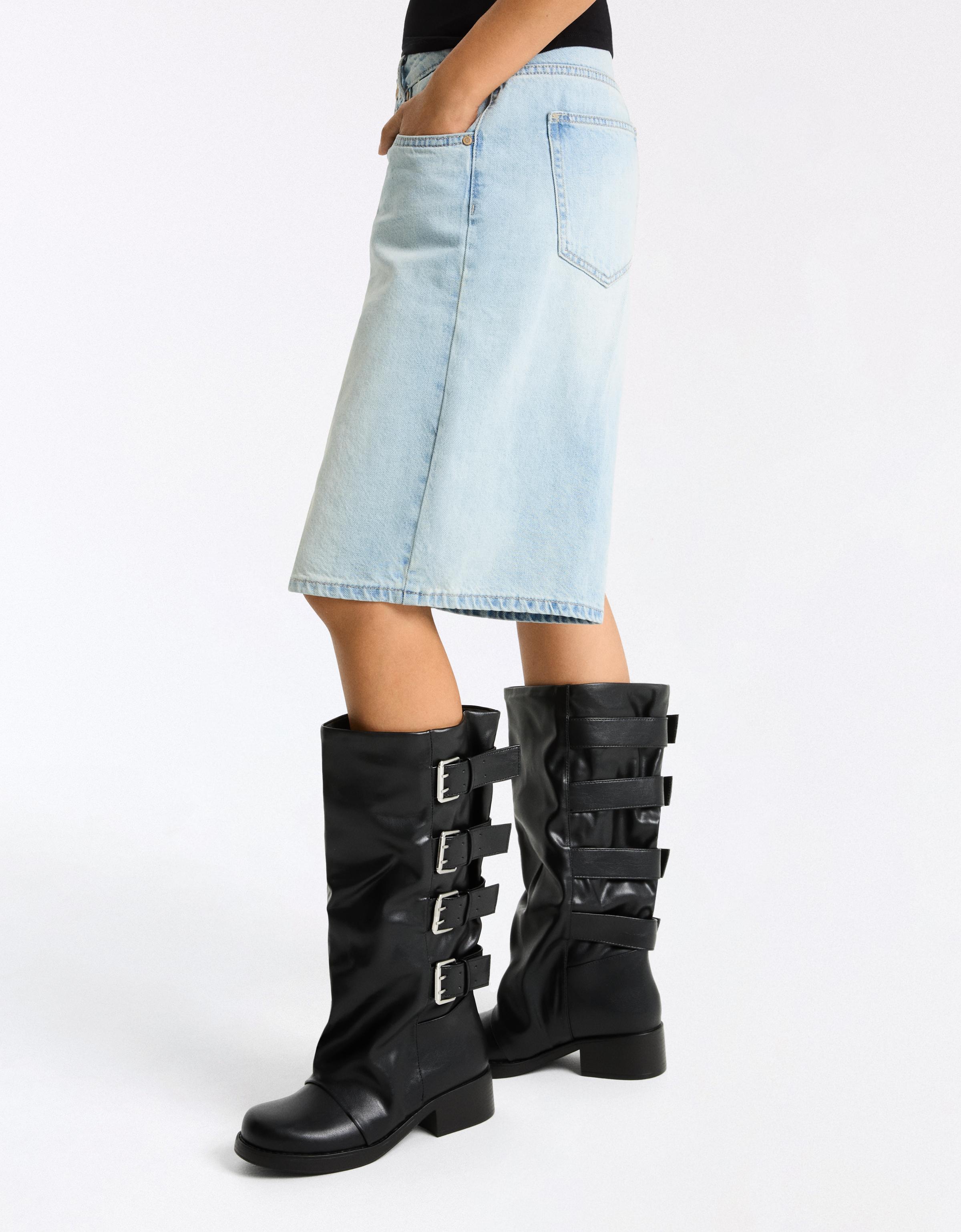 Biker boots — BLACK