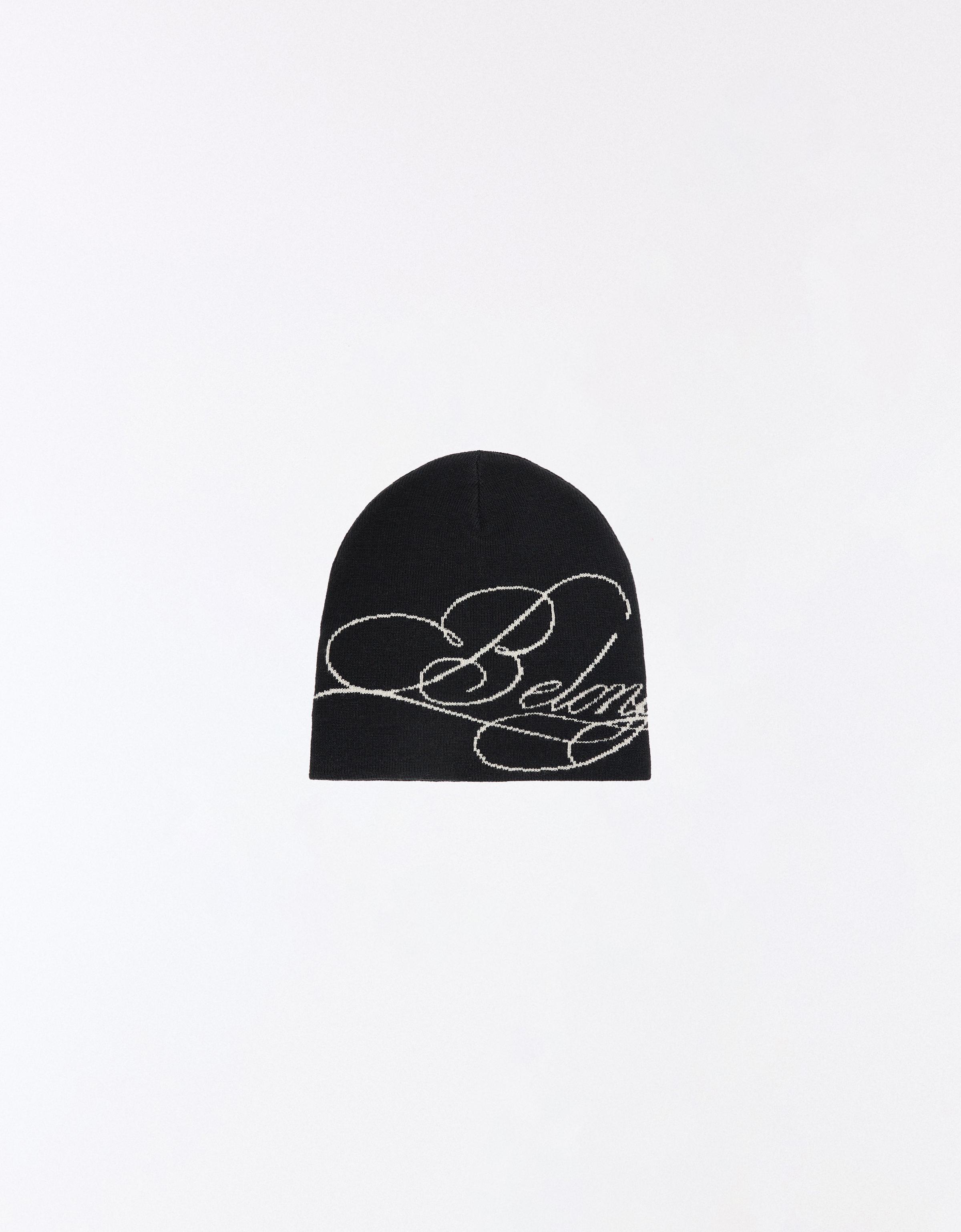 Knitted beanie — Black