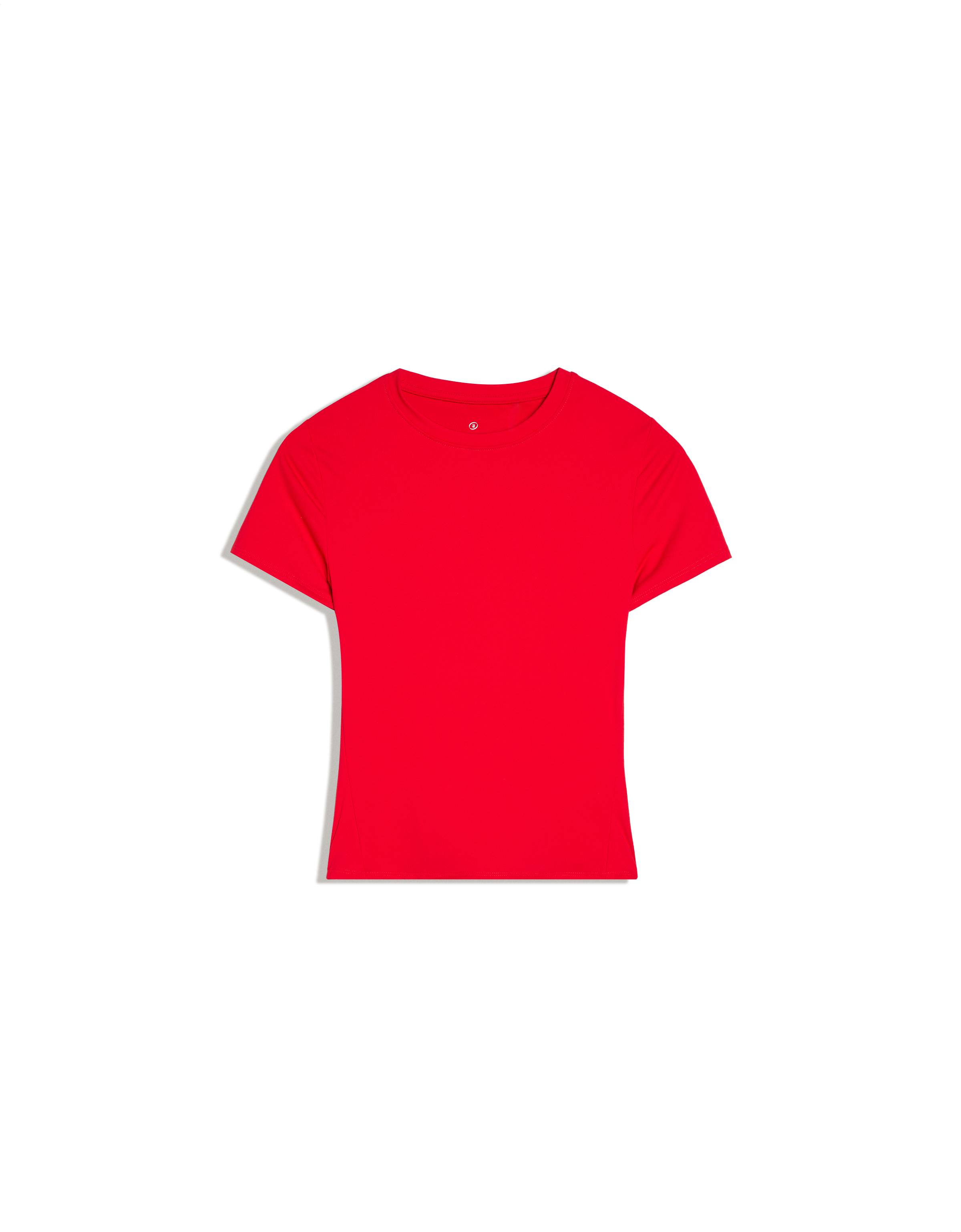 Short sleeve technical T-shirt Breathable & Quick Dry — Red