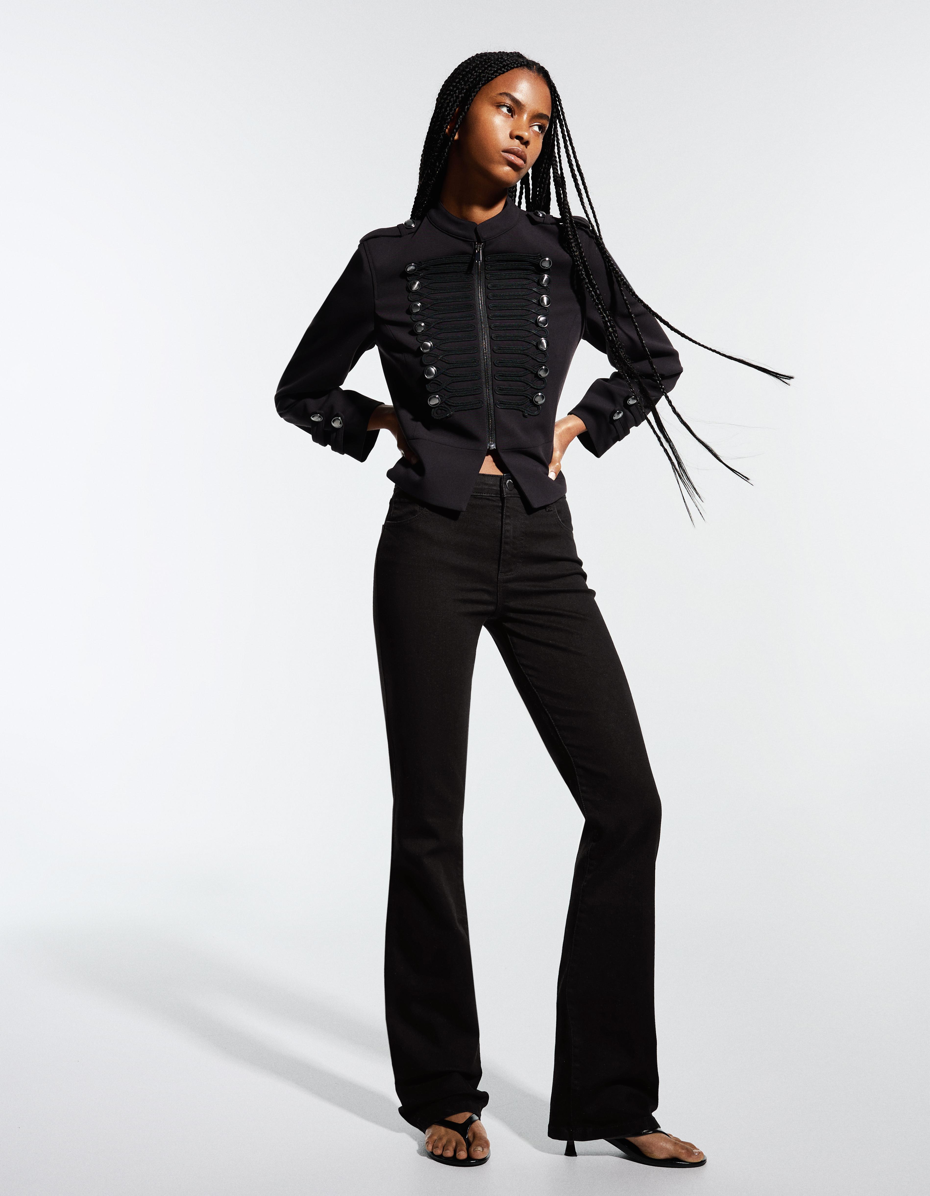 Bershka Flare fit jean görsel 7