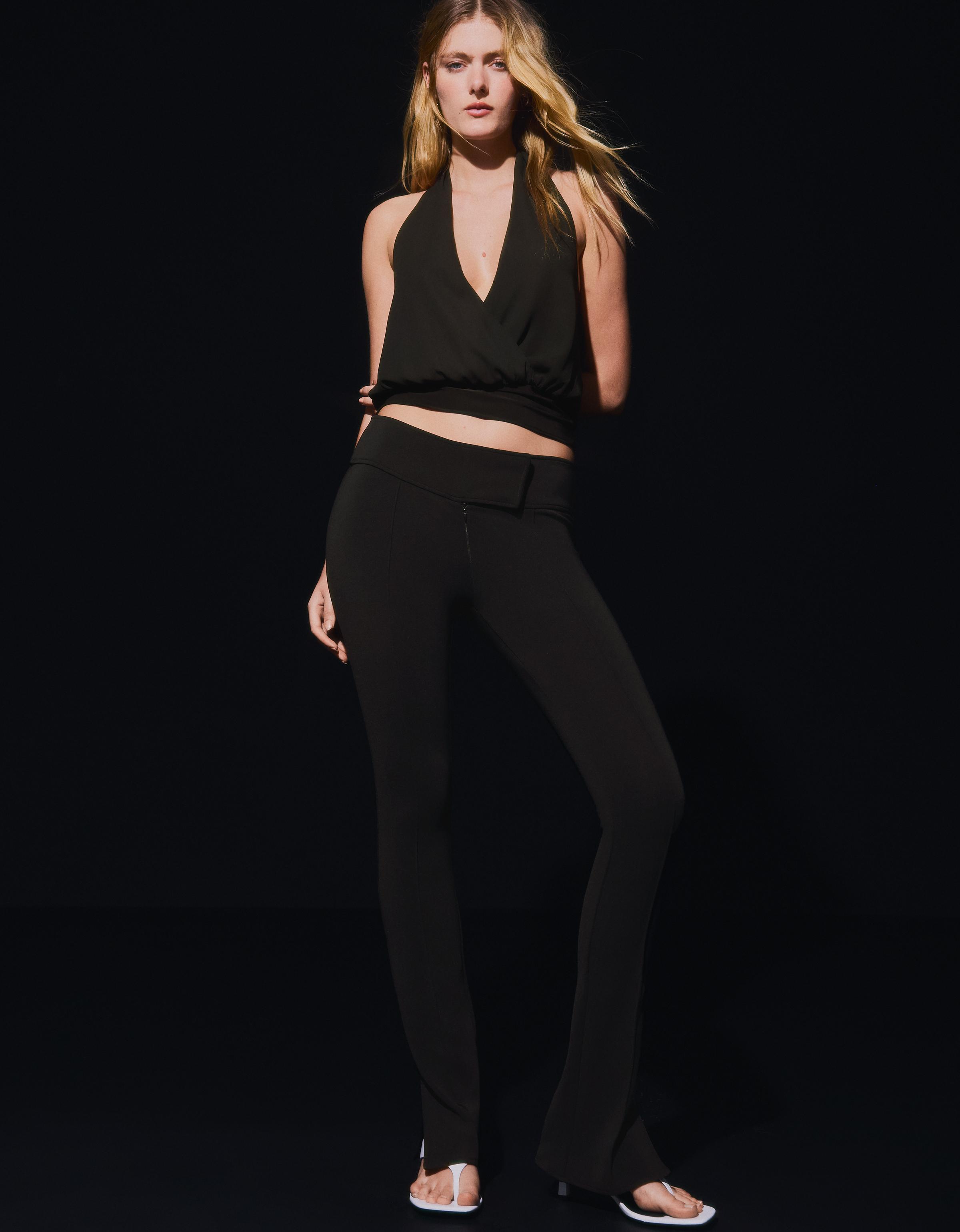Ultra-compact low-rise trousers