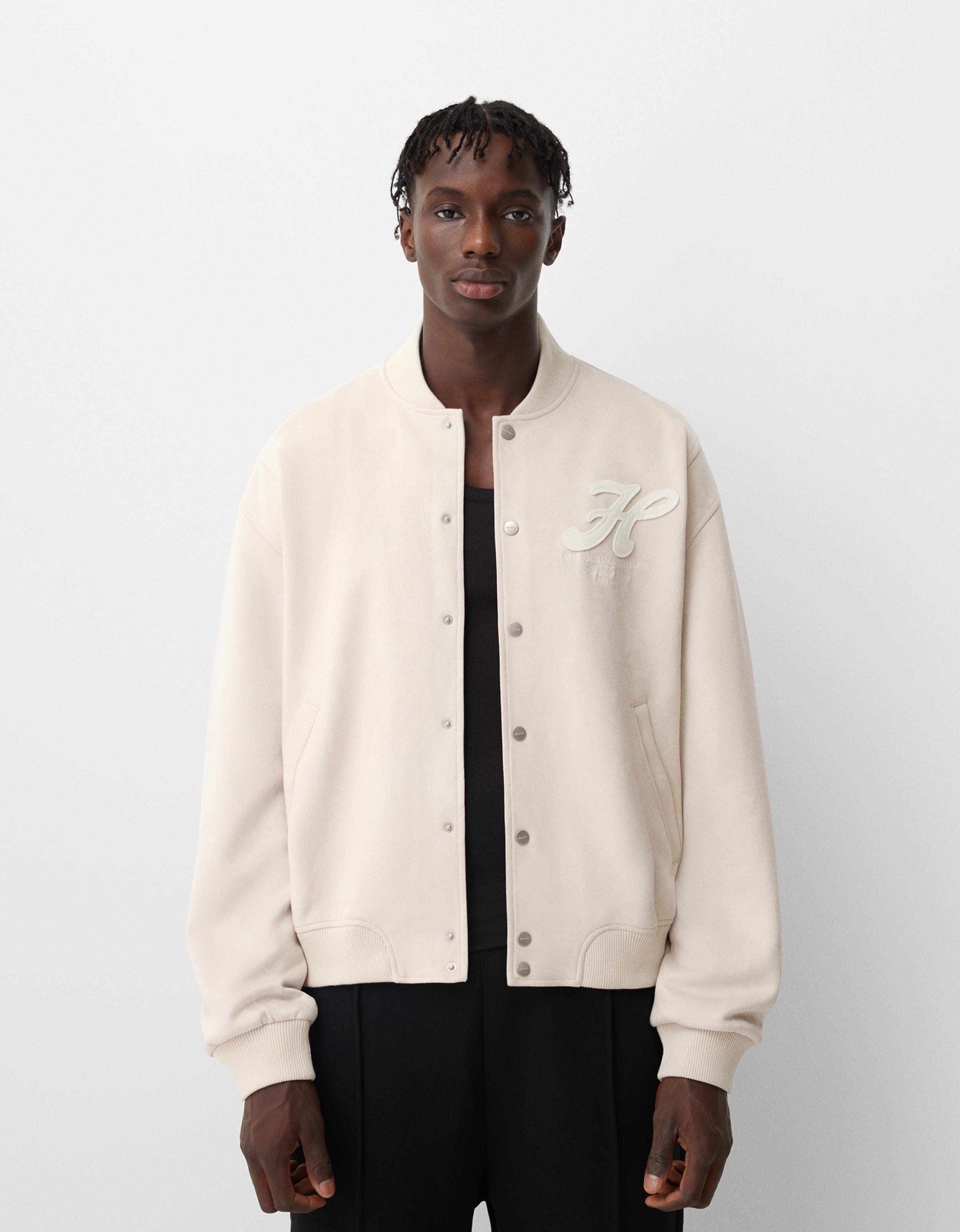 Bershka bomber jacket mens best sale