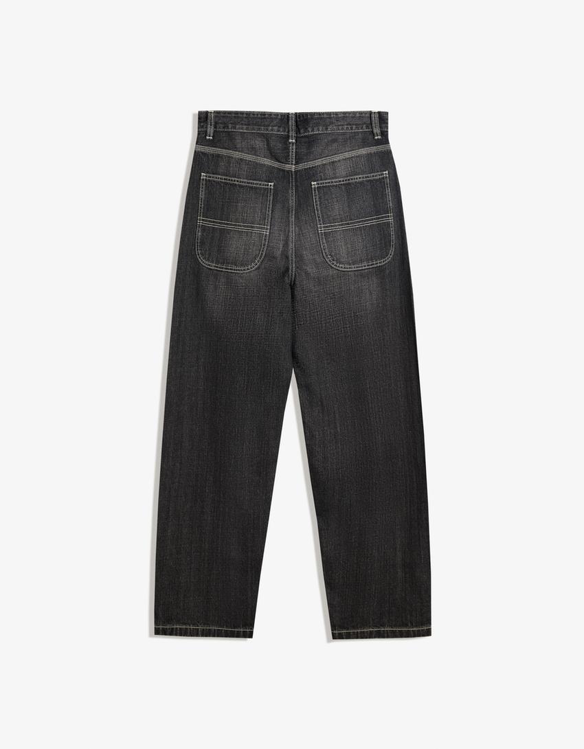 Blugi skater-Negru