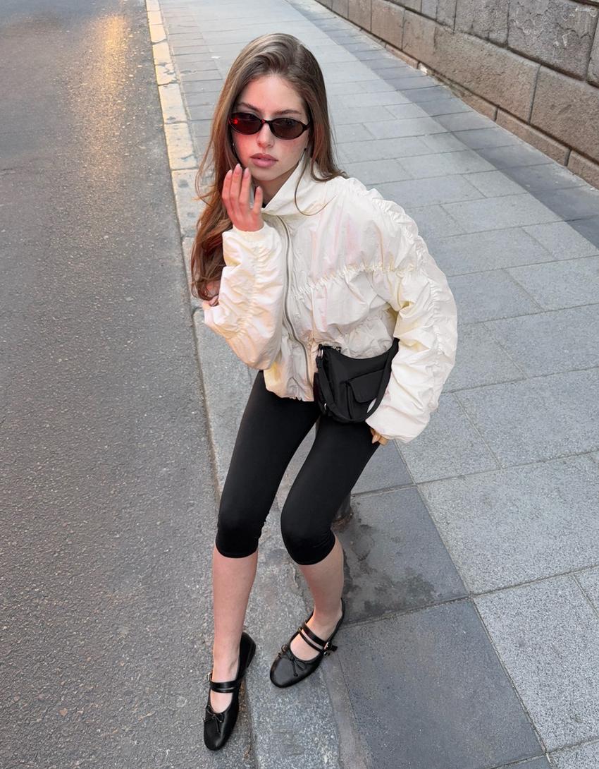 Kapri teknik pantolon-Siyah