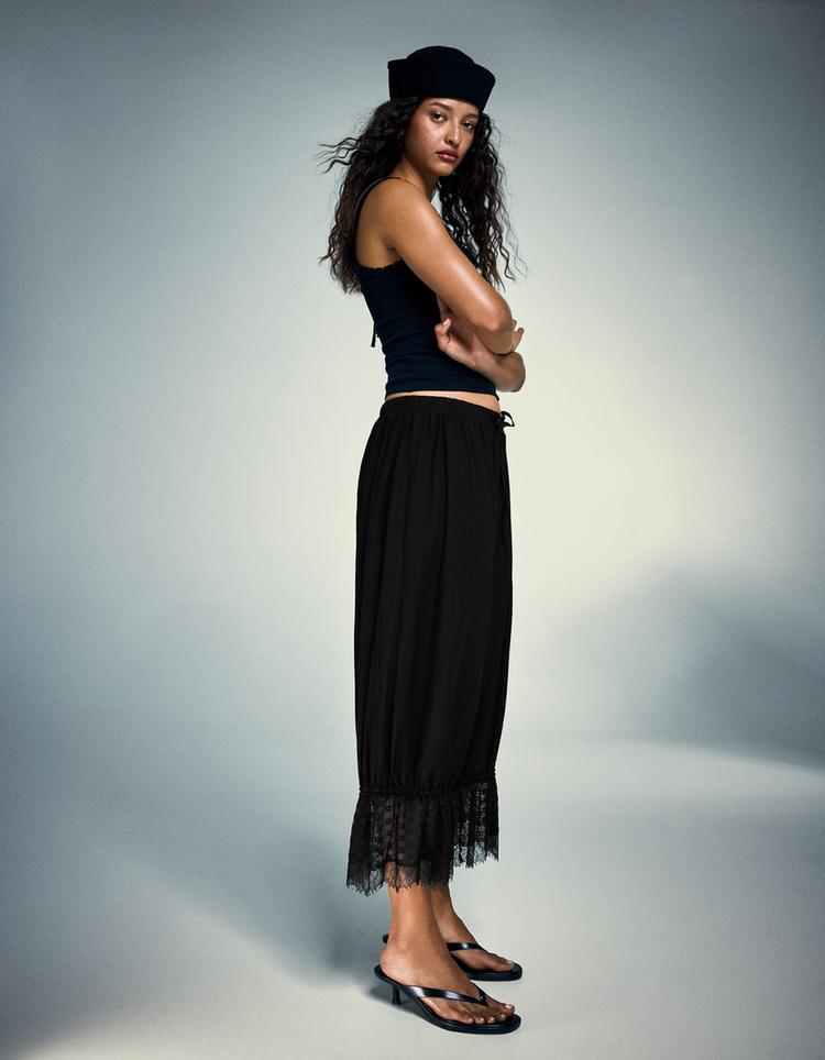 Şalvar paça lencero pantolon