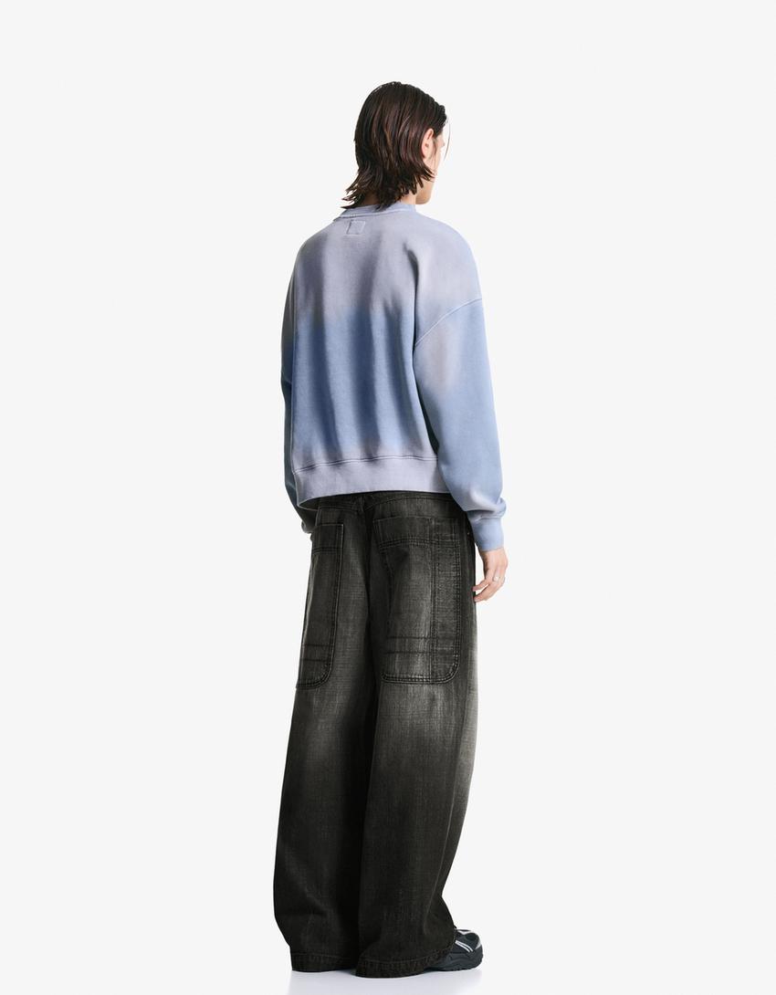 Mega baggy jeans-Black