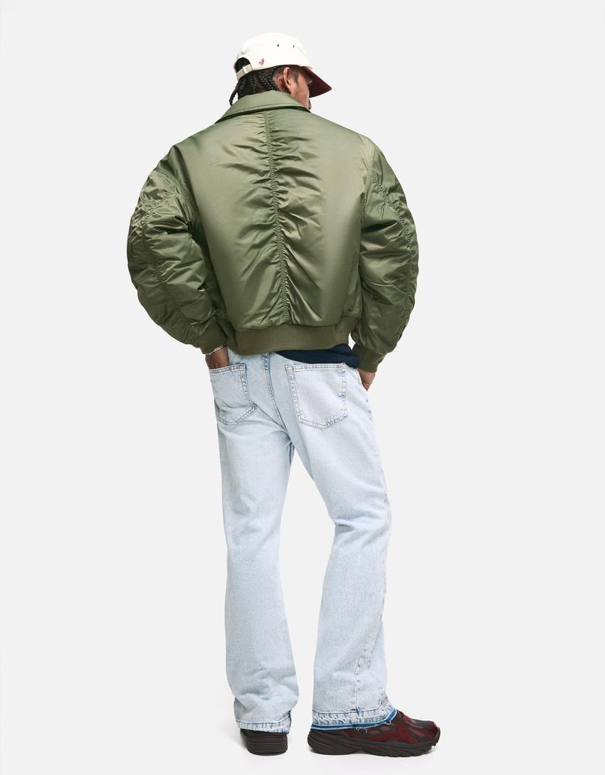 Flare straight fit jean-Açık mavi-3