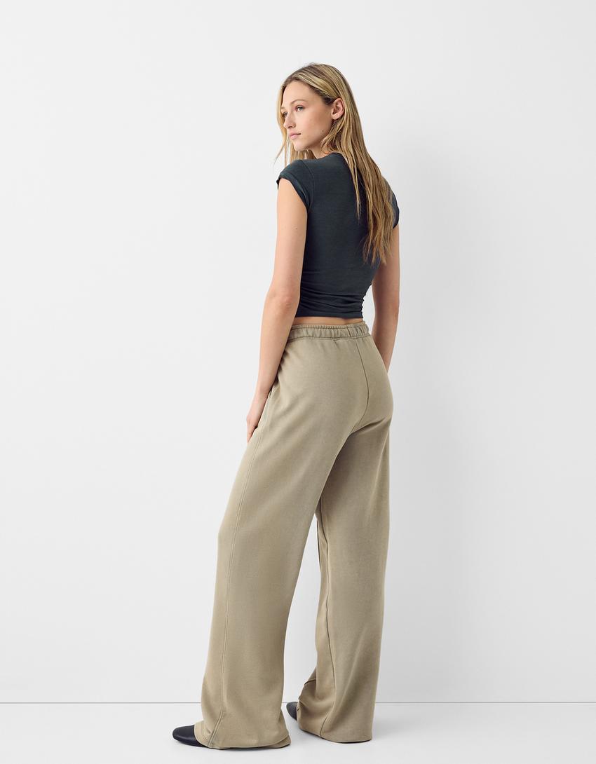 تيشرت بأكمام قصيرة-رمادي-1