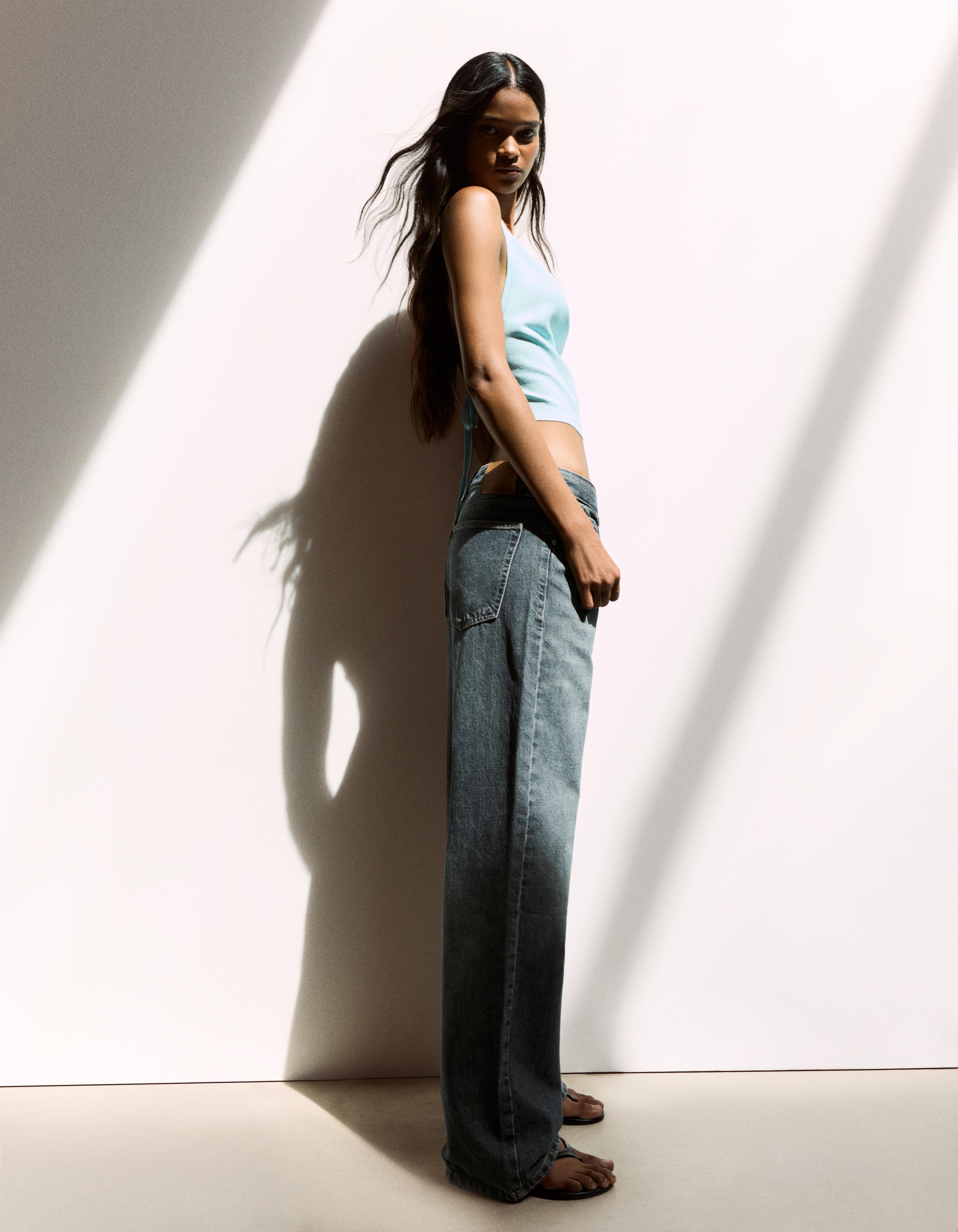 Straight baggy jeans — Blue