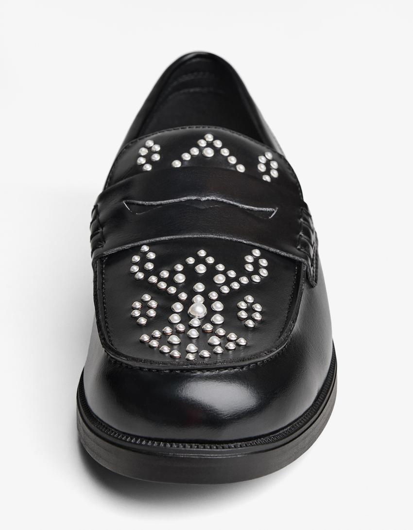 Mocassim detalhe antifaz-Combinado