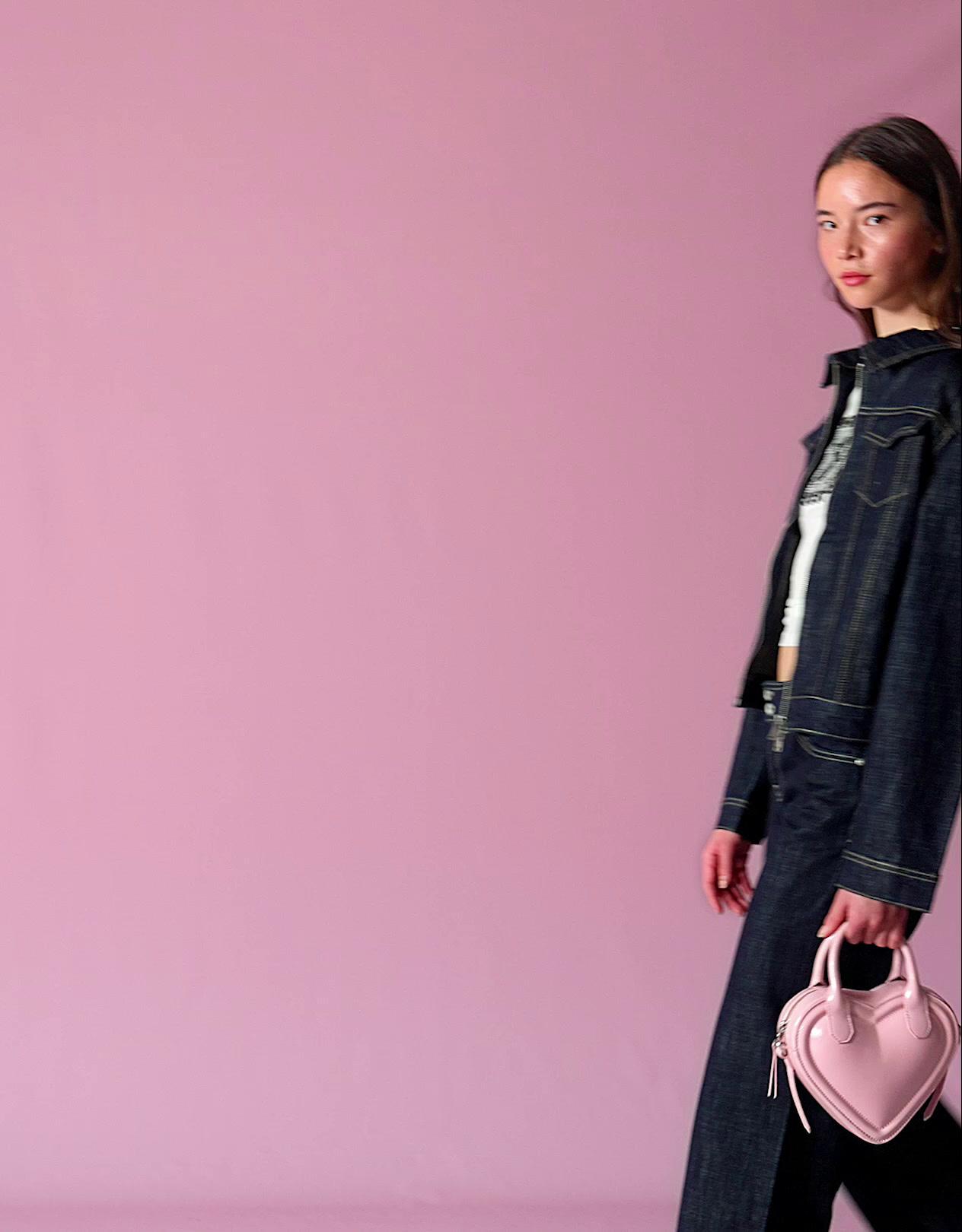 İşlemeli düşük bel baggy fit jean - Görsel 21