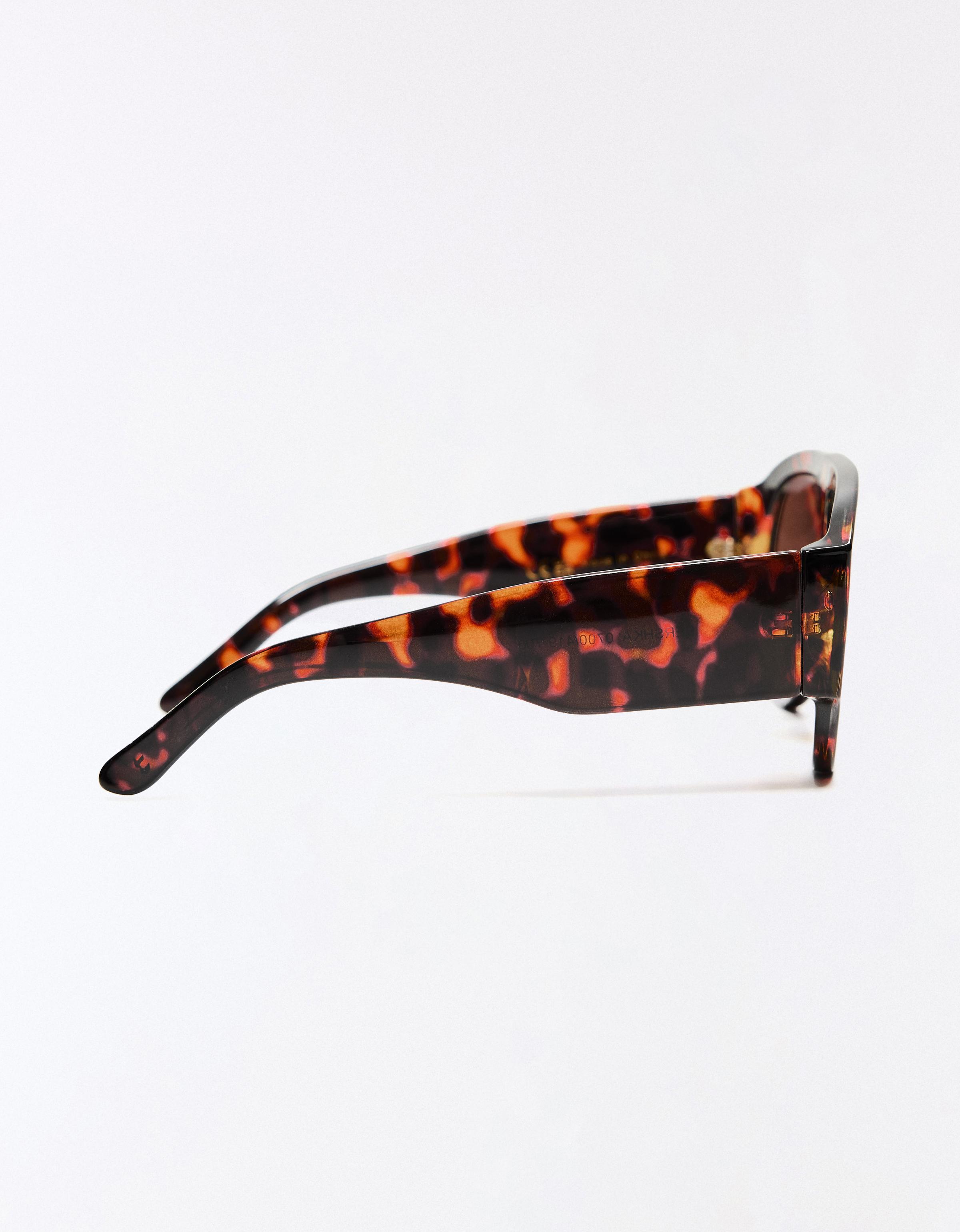 Acetate sunglasses — Brown