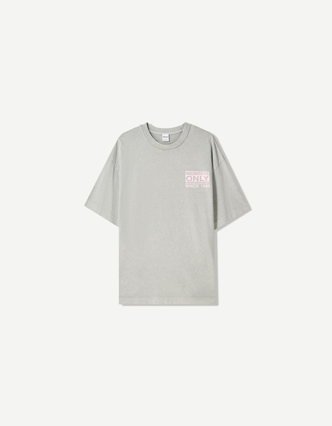 Short sleeve T-shirt with print
