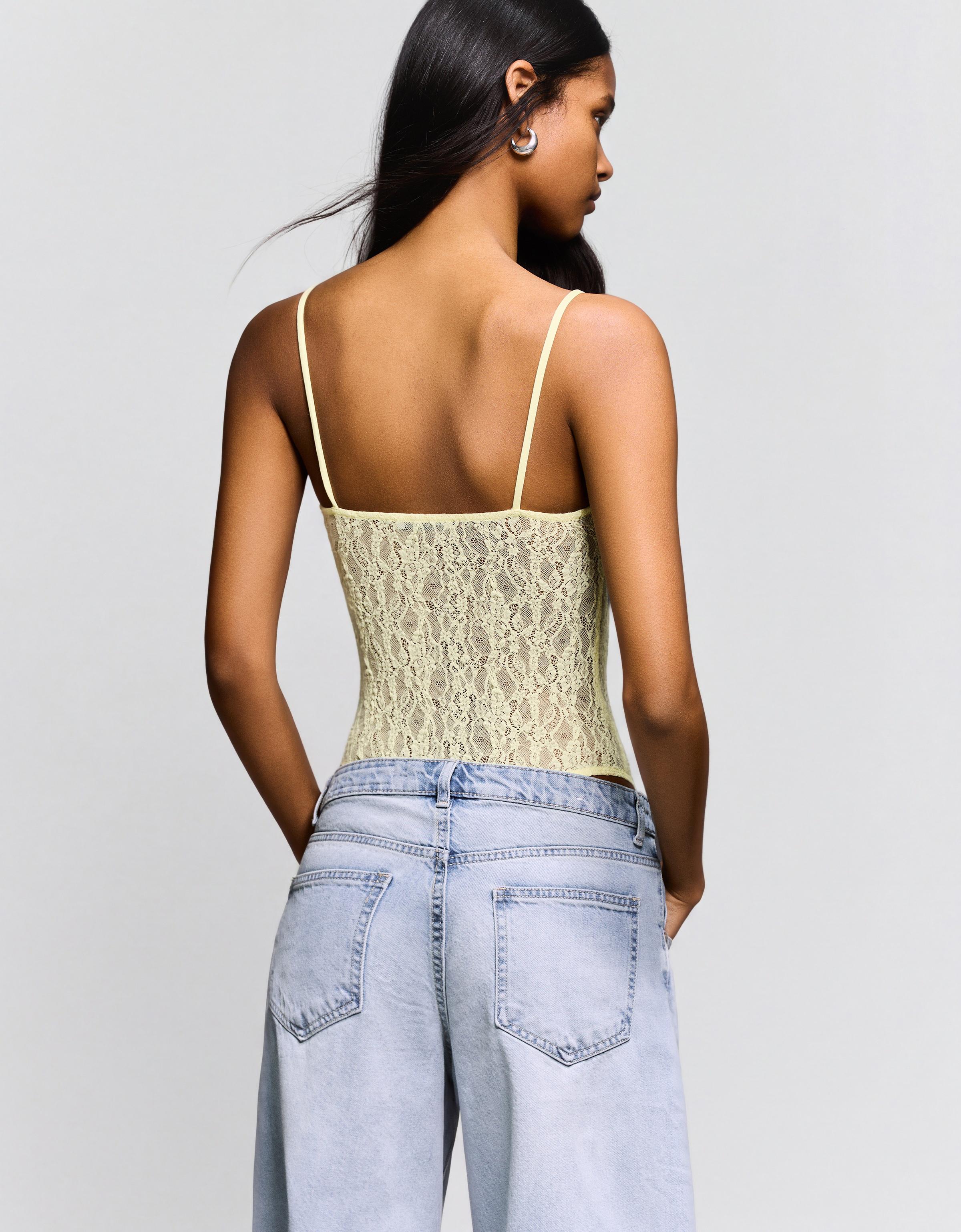 Dantelli askılı body - Görsel 75