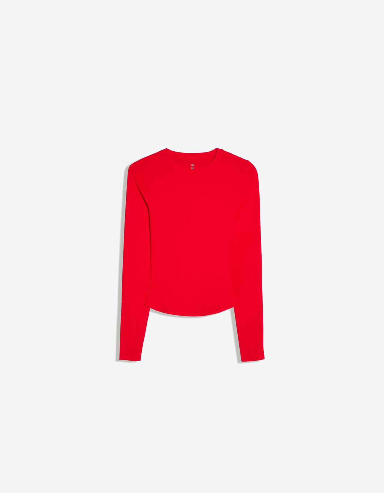 Technical long sleeve T-shirt Breathable & Quick Dry — Red