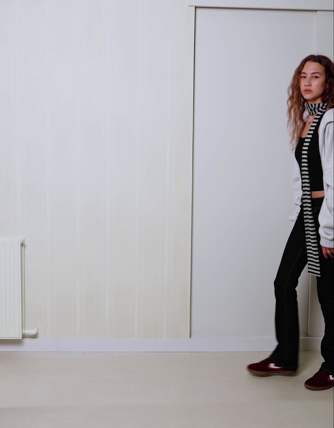 Düşük bel kapaklı bootcut jean - Görsel 160