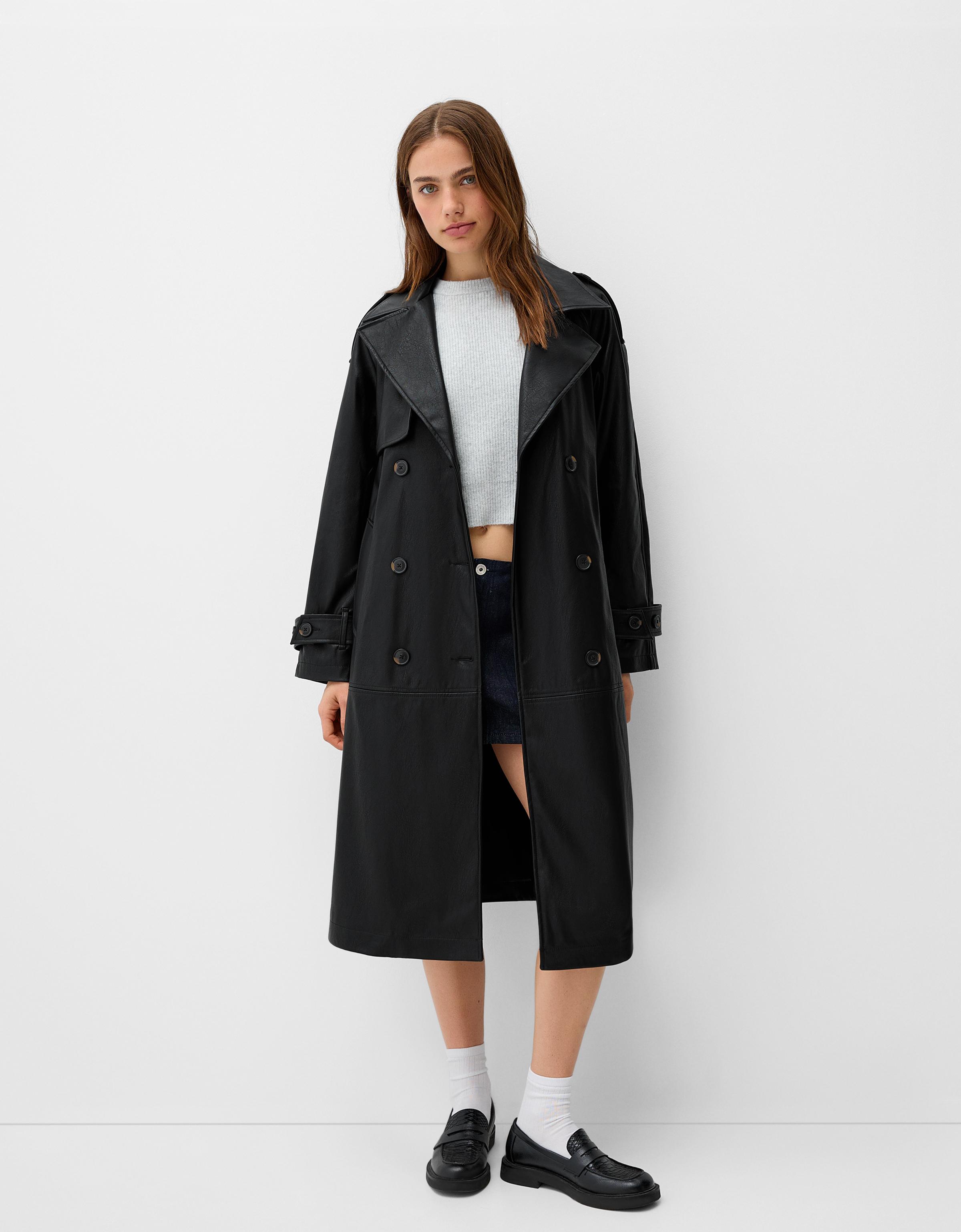 Trench femme bershka sale