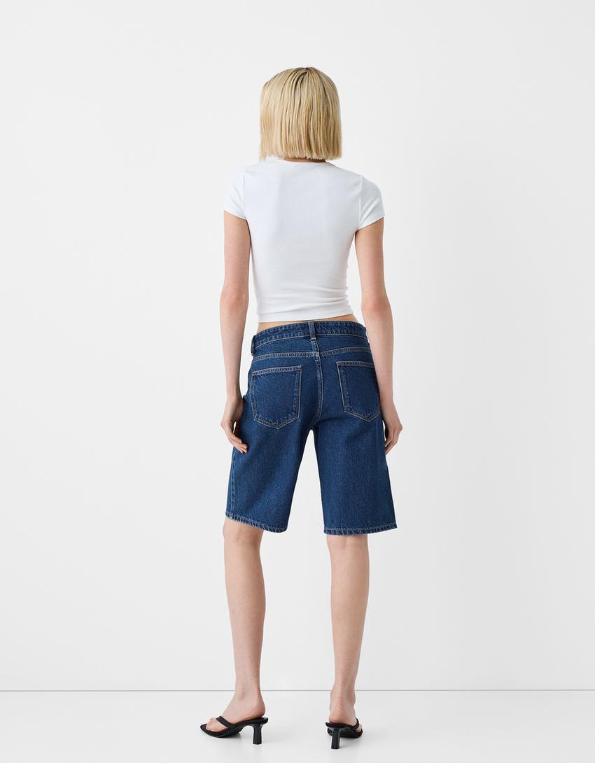 برمودا دنيم بقصة مستقيمة-كحلي-2