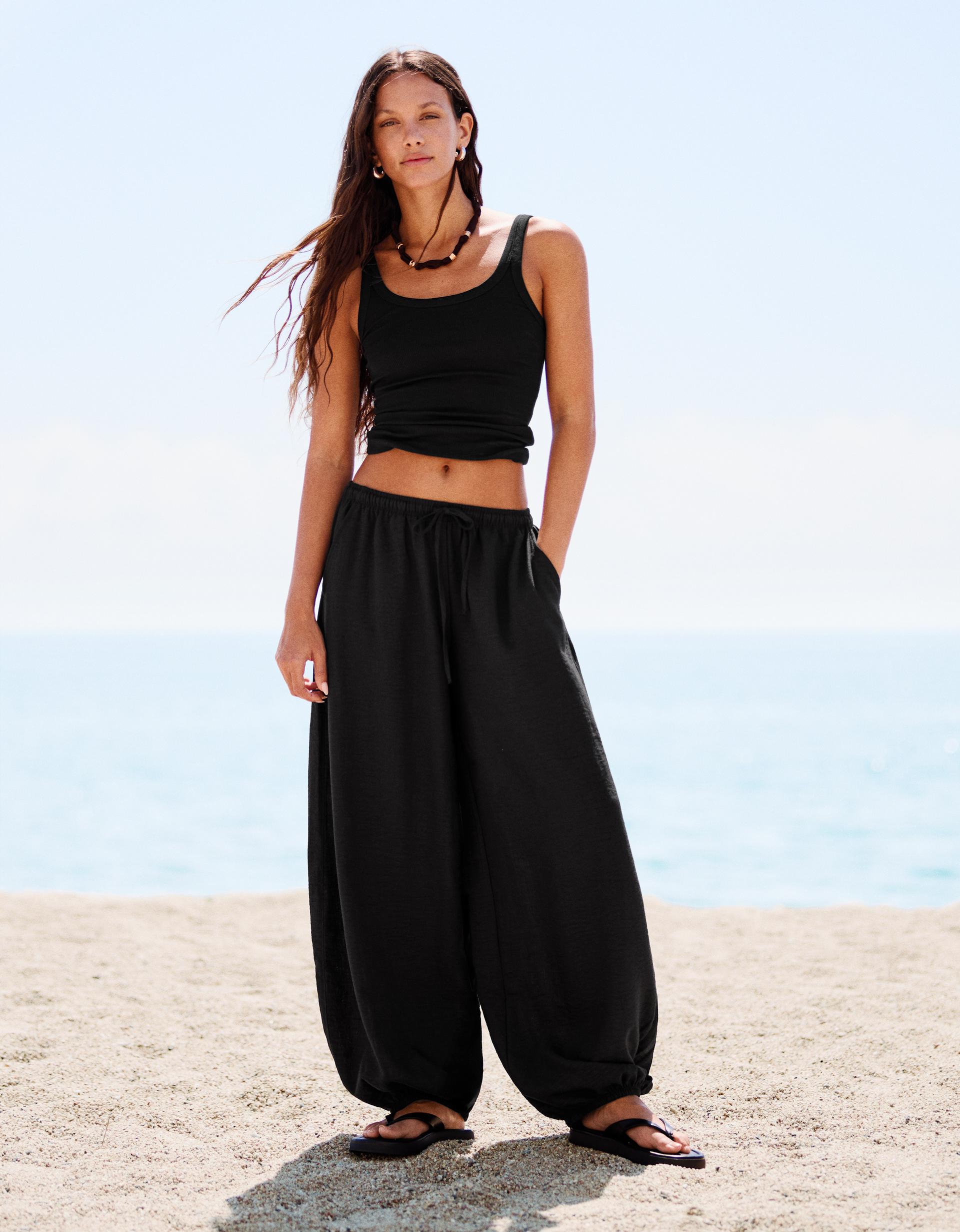 wide leg pants wide crotch pants