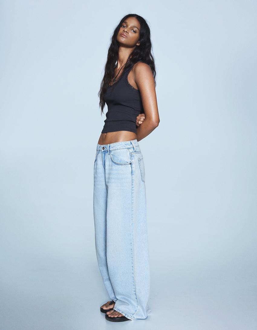 Wide-leg jeans-Urdin argia-0