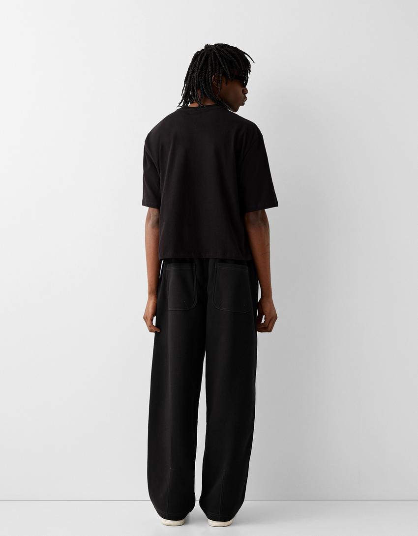Skater trousers-Black-2