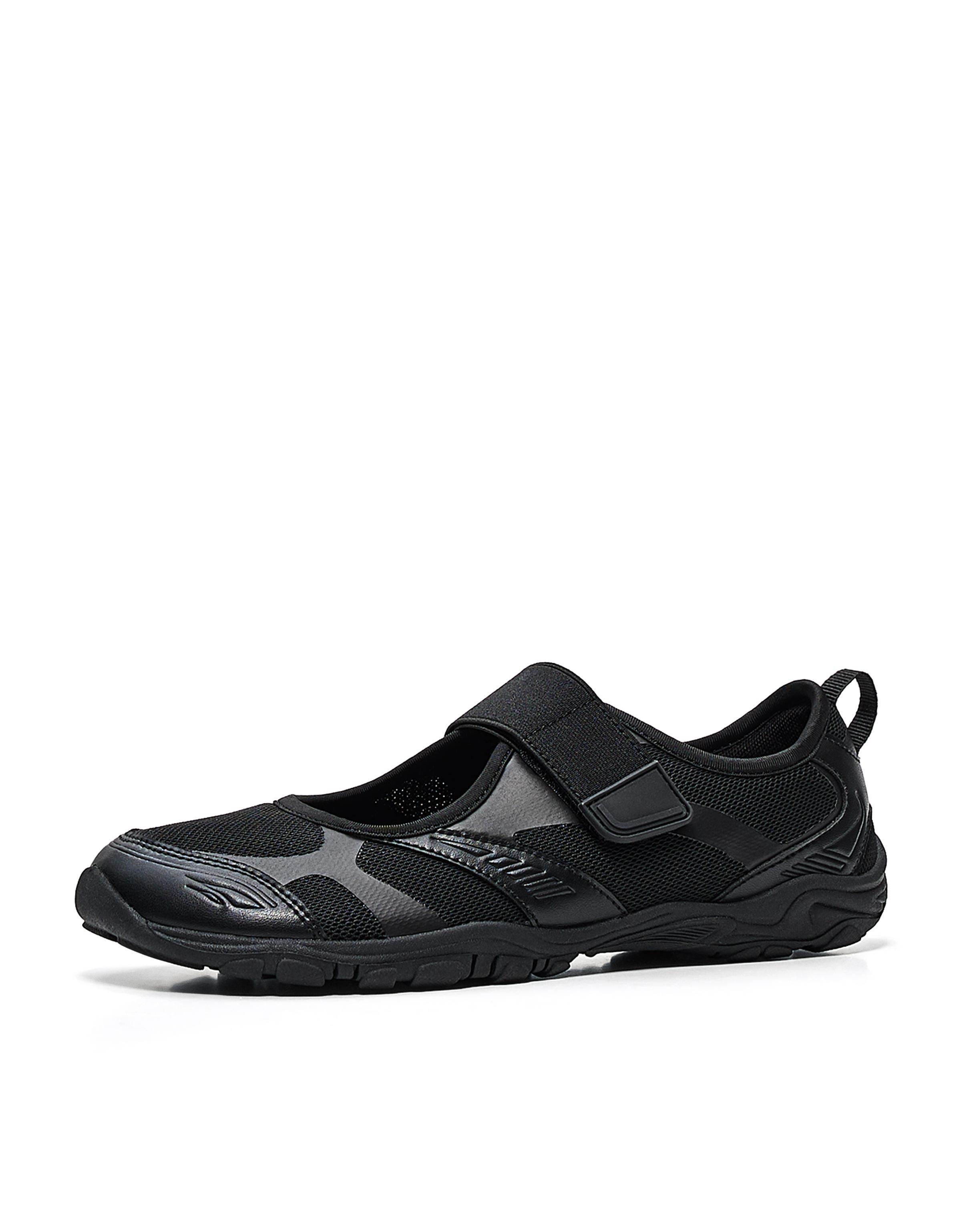 SPORTY BAREFOOT BALLET PUMPS — BLACK
