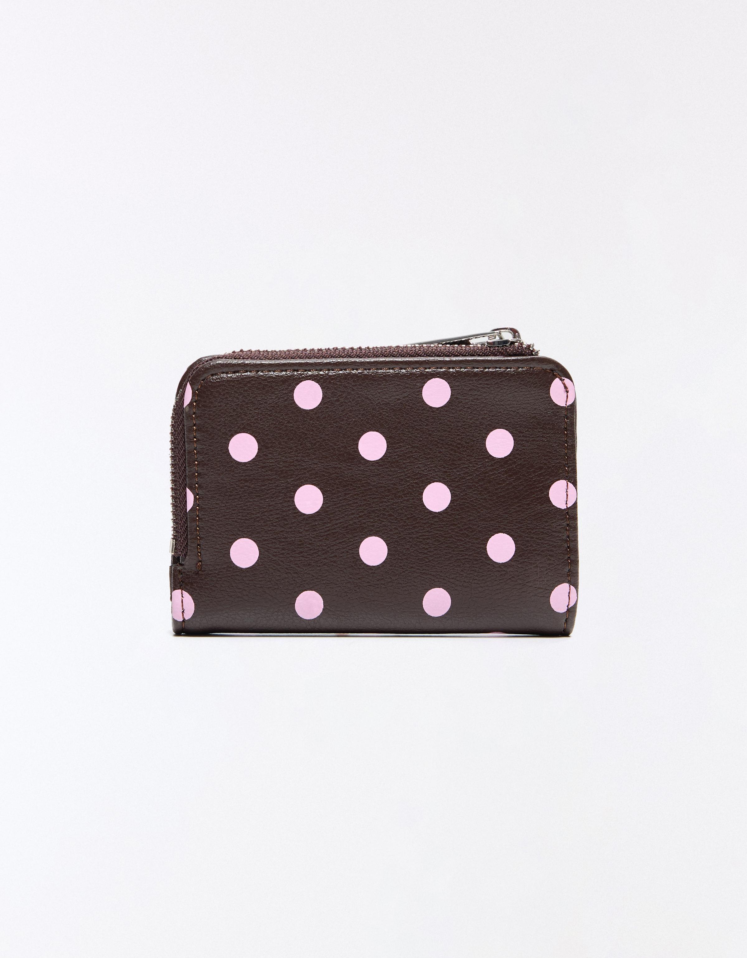 Polka dot purse — Brown