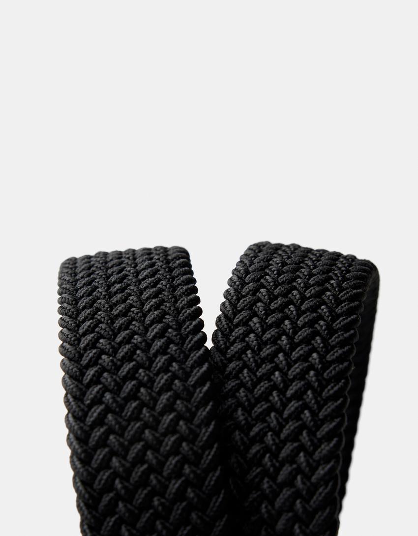 Braided belt-Black