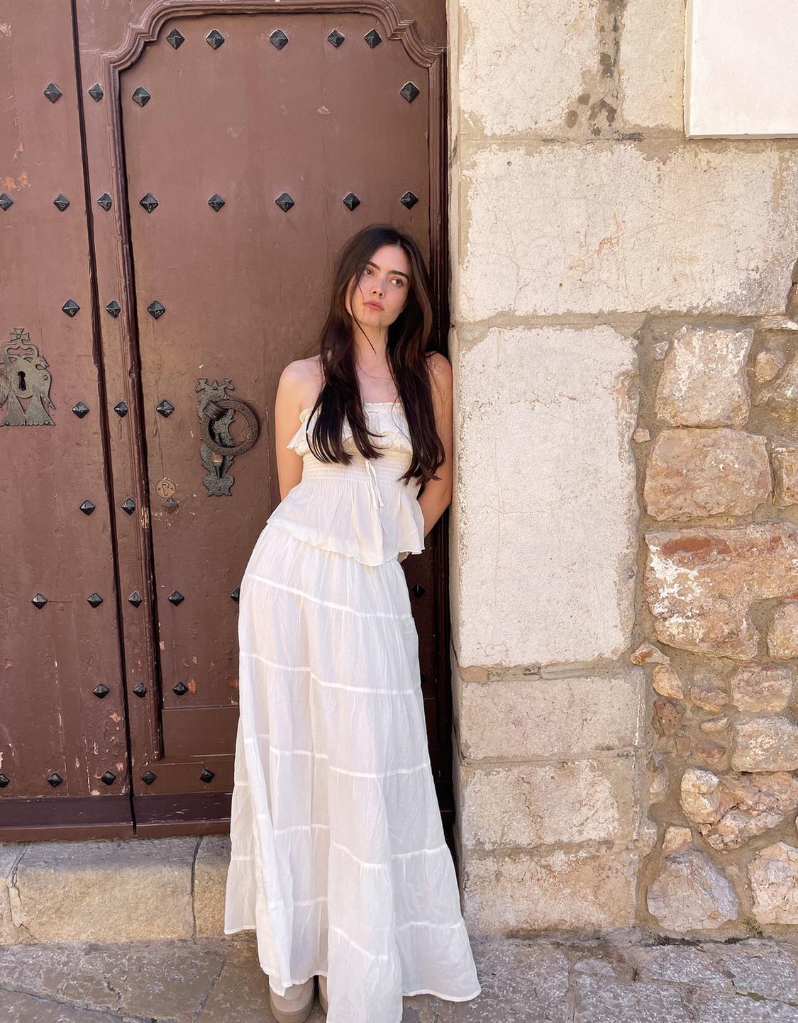 Boho maxi skirt