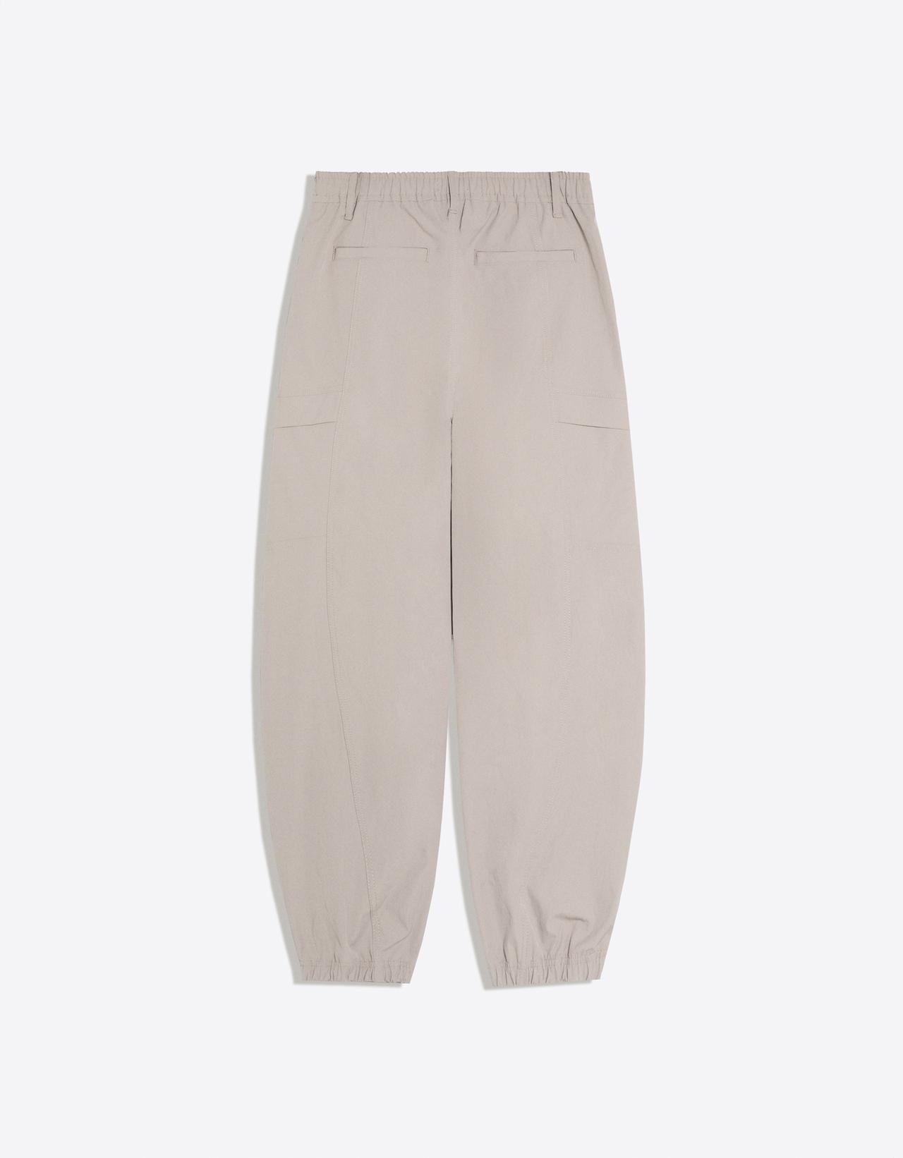 Technical cargo straight trousers — Grey