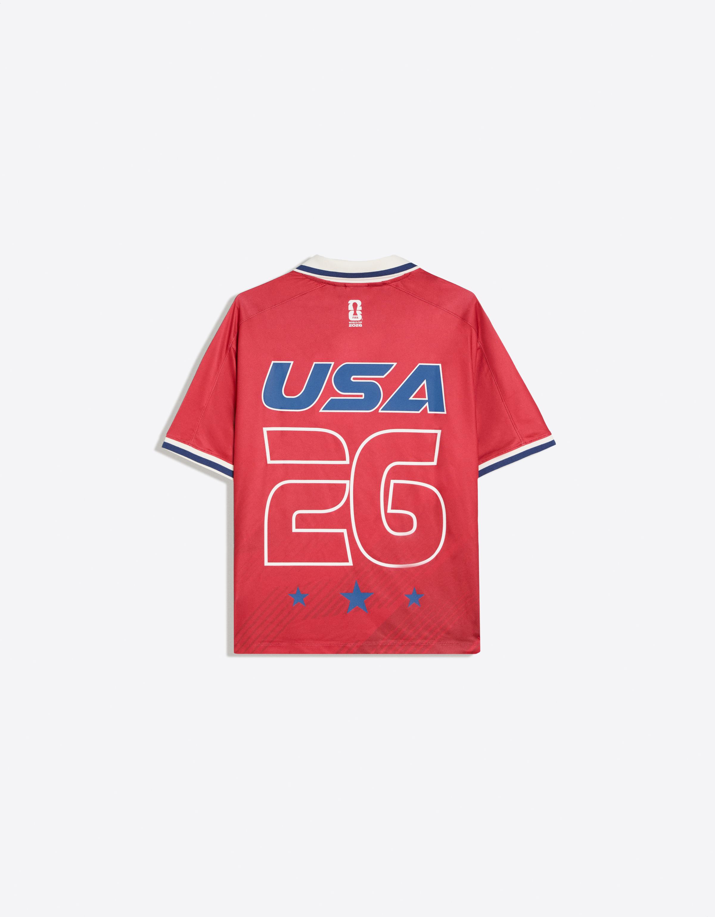 USA FIFA WORLD CUP™ short sleeve polo shirt — Red
