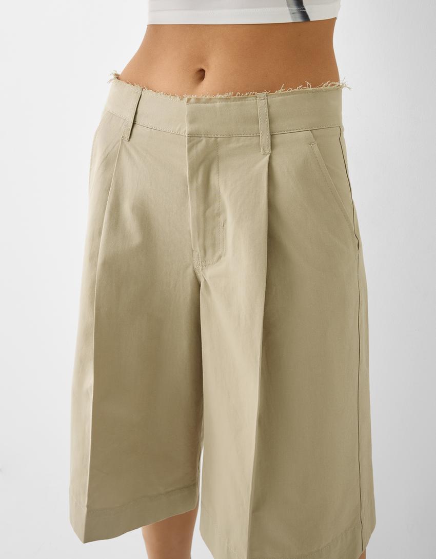 برمودا شورت قطني بثنيات-جملي-3