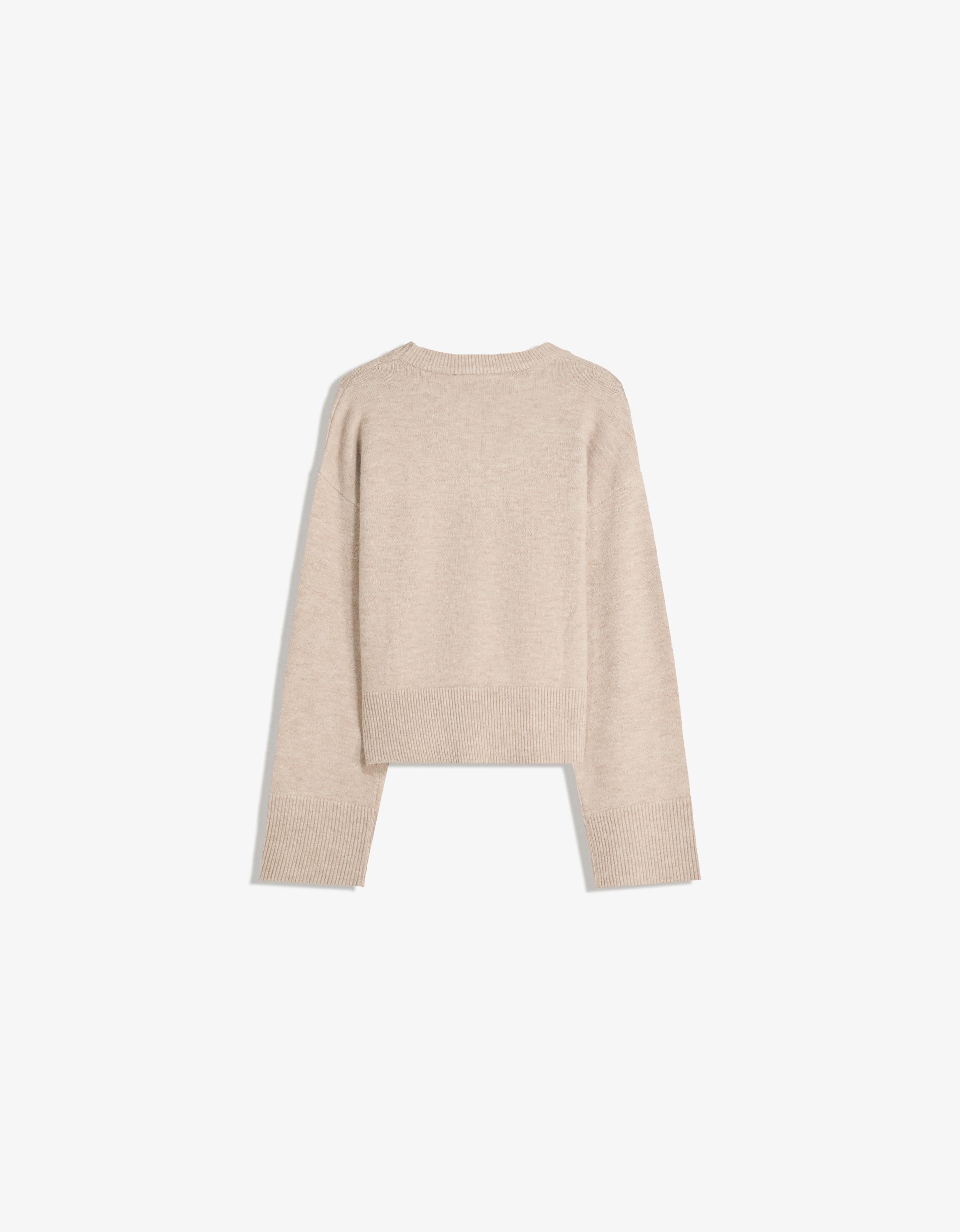 Oversize round neck jumper