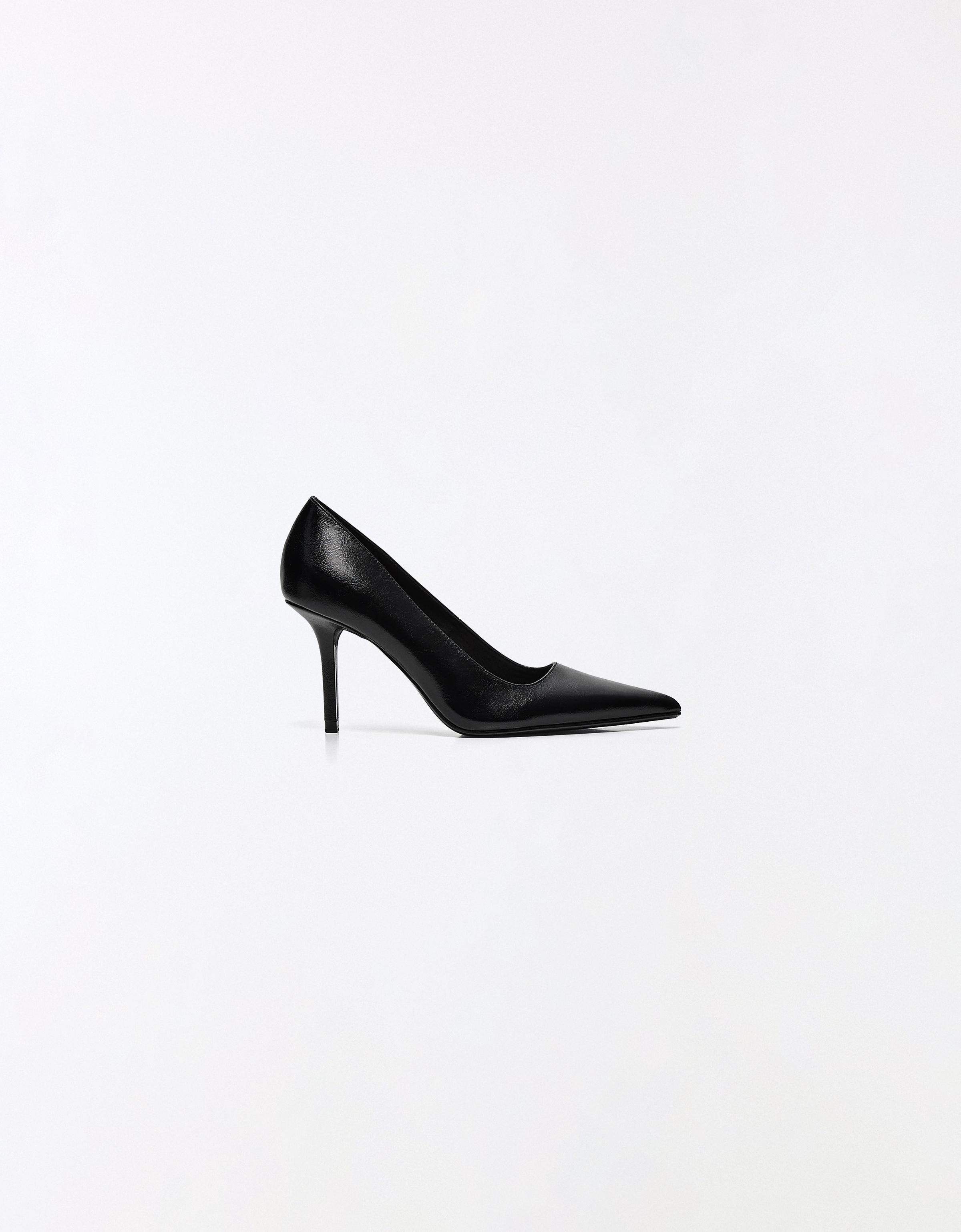 High-heel shoes — BLACK